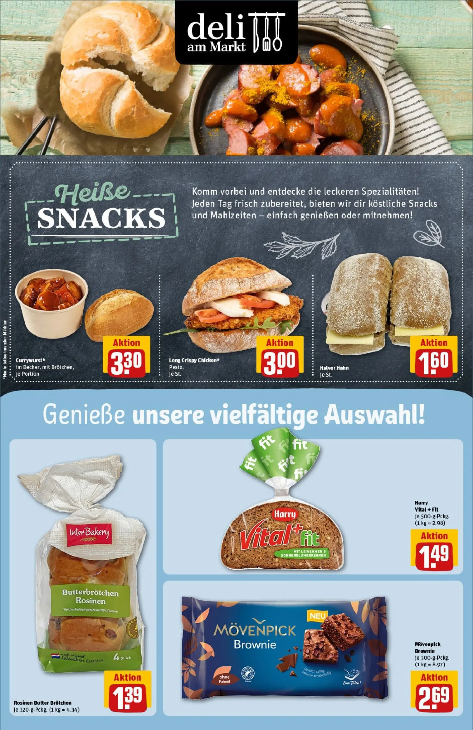REWE Prospekt ab 10.11.2025 zum Blättern » Angebote | Seite: 15 | Produkte: Butter, Rosinen