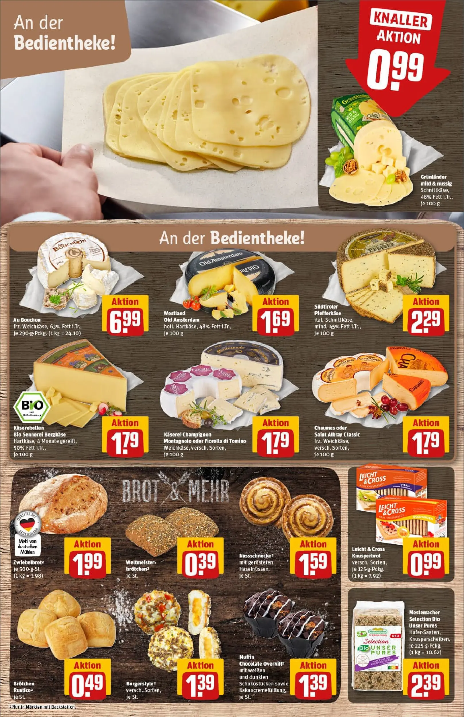 REWE Prospekt ab 10.11.2025 zum Blättern » Angebote | Seite: 13 | Produkte: Mehl, Grunlander, Brot