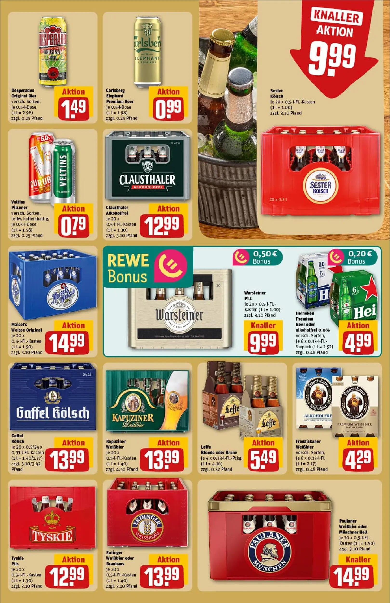 REWE Prospekt ab 10.11.2025 zum Blättern » Angebote | Seite: 23 | Produkte: Erdinger, Weißbier, Paulaner, Veltins