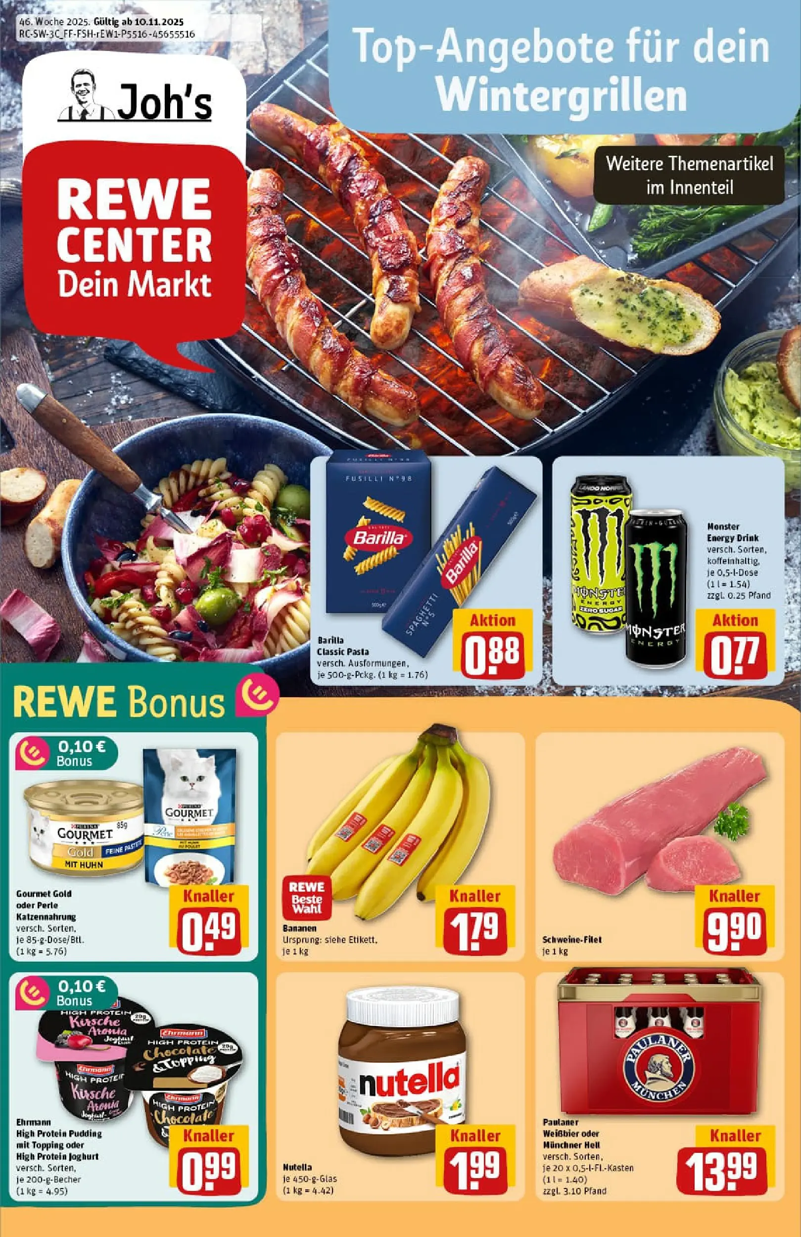 REWE Prospekt ab 10.11.2025 zum Blättern » Angebote | Seite: 1