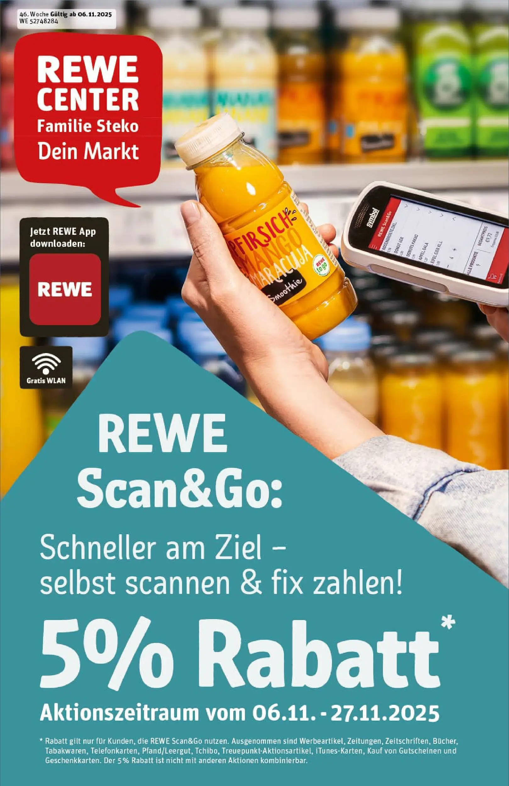 REWE Prospekt ab 09.11.2025 zum Blättern » Angebote | Seite: 1