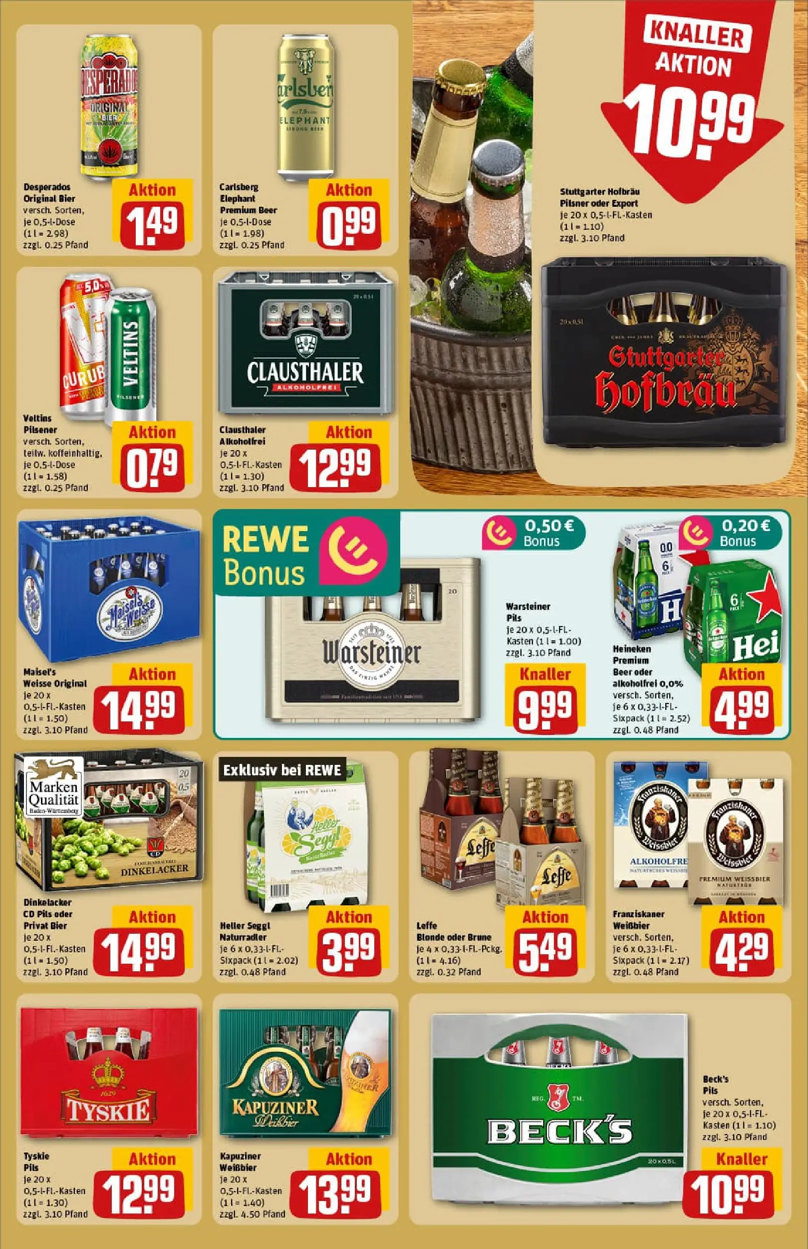 REWE Prospekt ab 10.11.2025 zum Blättern » Angebote | Seite: 21 | Produkte: Carlsberg, Pils, Heineken, Warsteiner