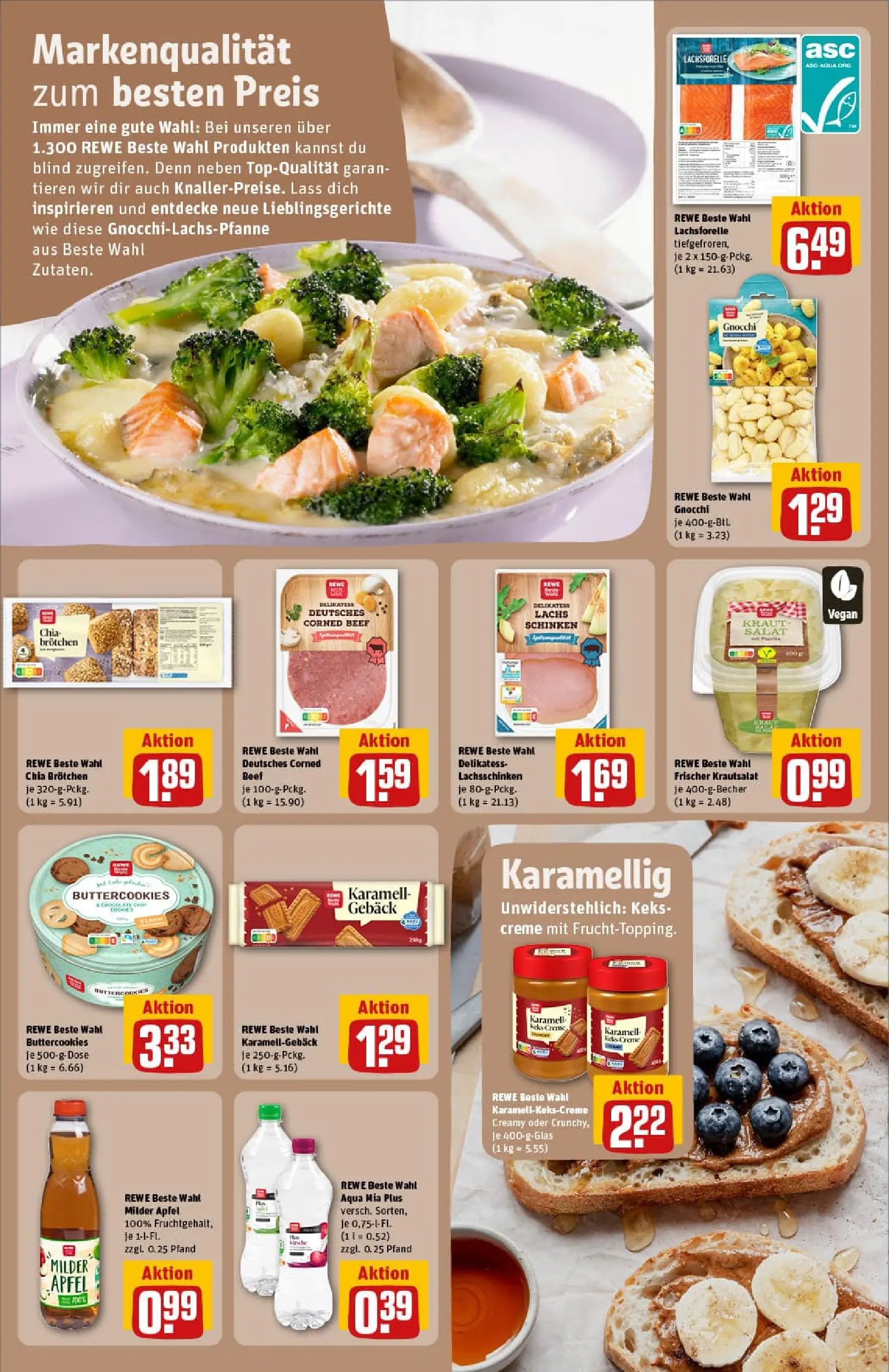 REWE Prospekt ab 10.11.2025 zum Blättern » Angebote | Seite: 14 | Produkte: Butter, Äpfel, Apple, Kraut