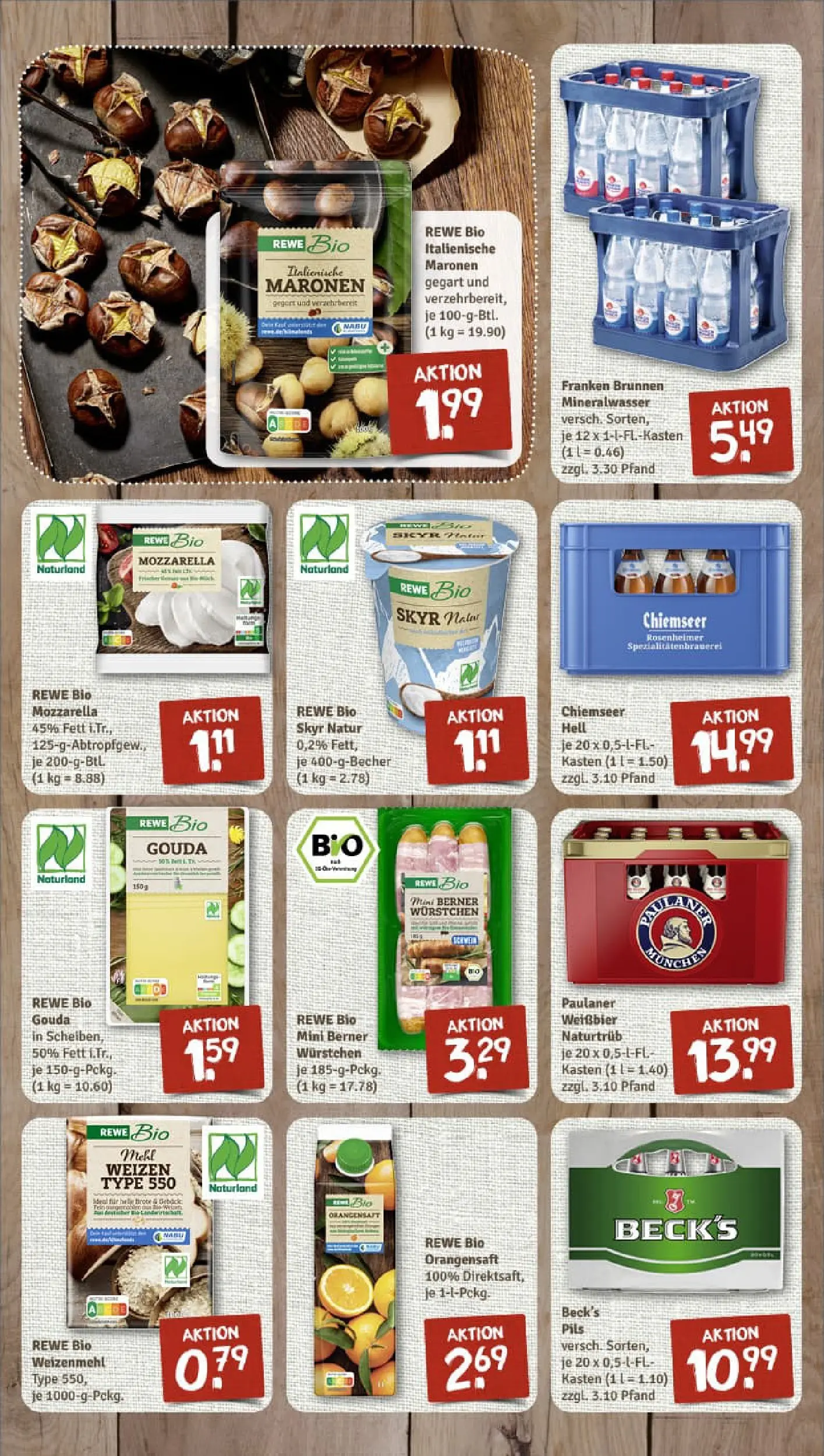 REWE Prospekt ab 10.11.2025 zum Blättern » Angebote | Seite: 7 | Produkte: Mozzarella, Pils, Skyr, Paulaner