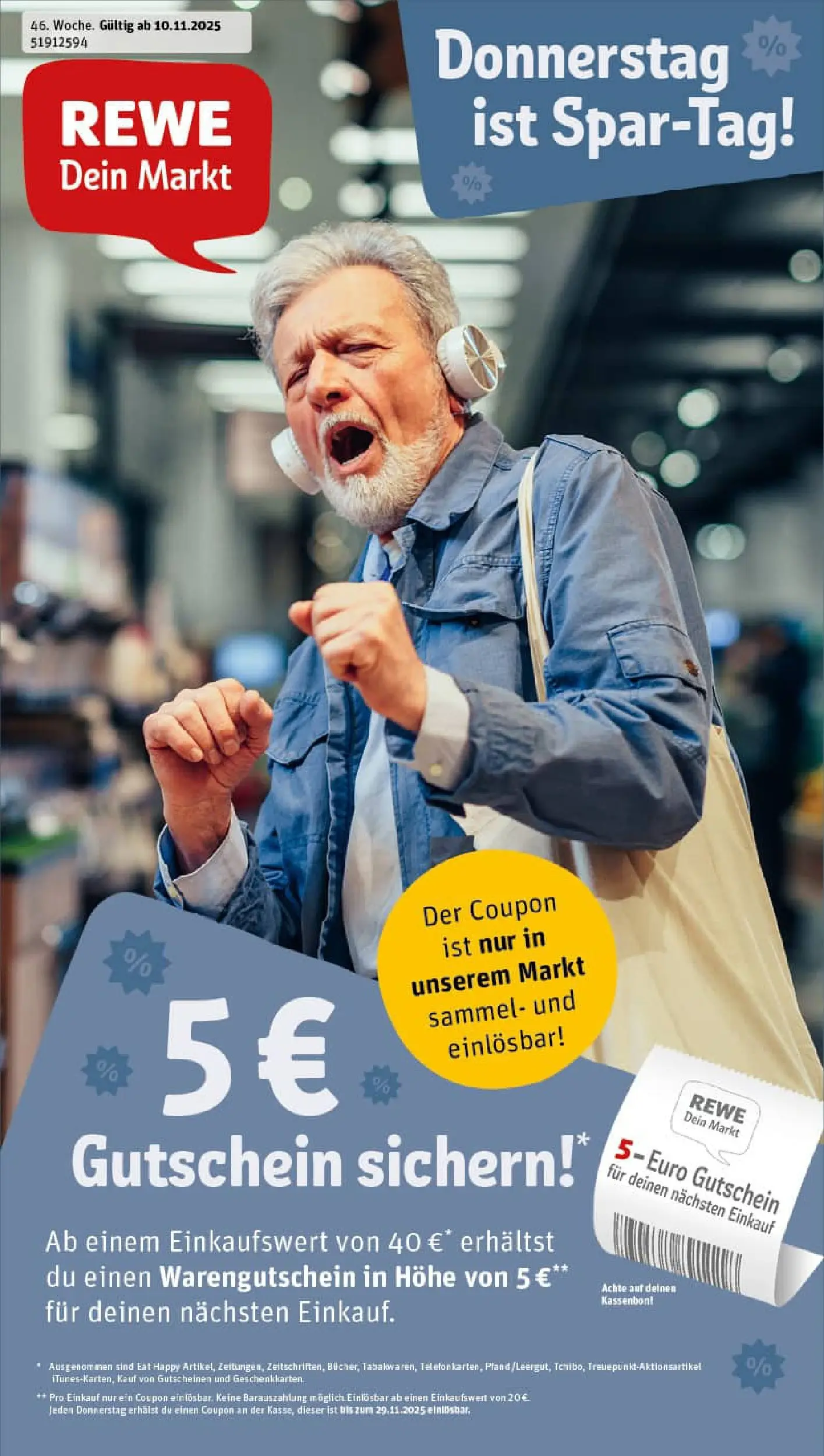 REWE Prospekt ab 10.11.2025 zum Blättern » Angebote | Seite: 1