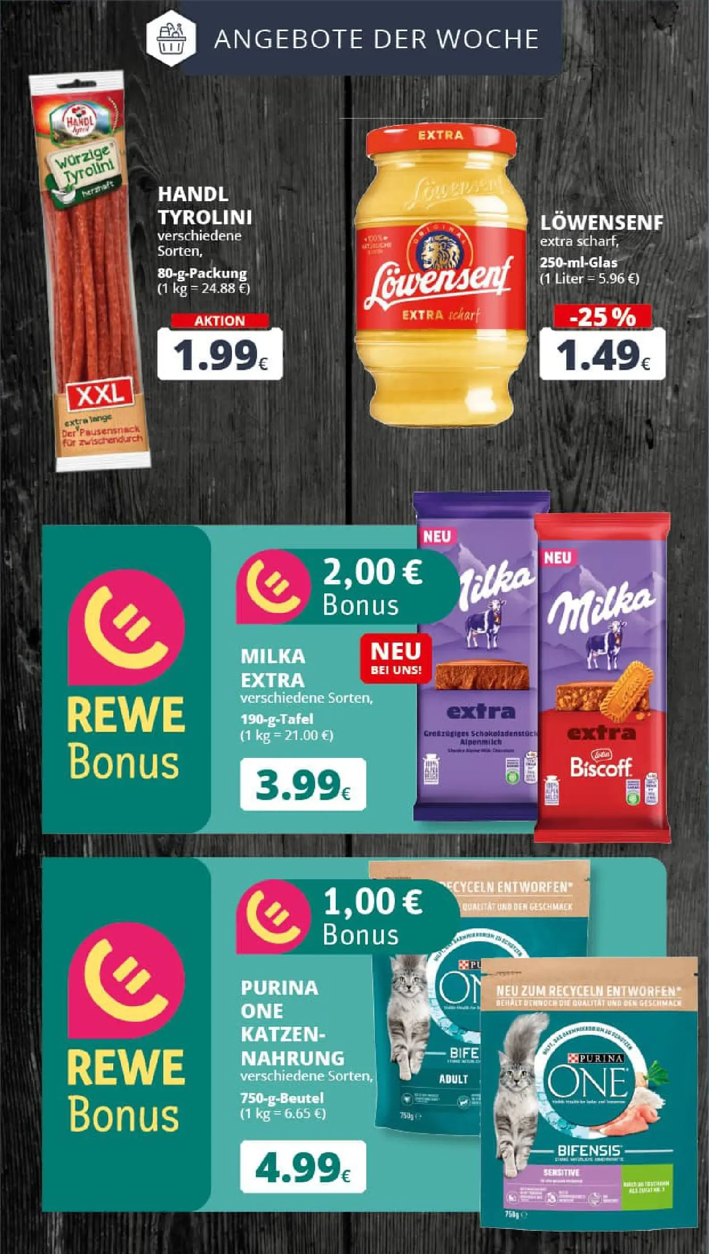 REWE Prospekt ab 10.11.2025 zum Blättern » Angebote | Seite: 6 | Produkte: Purina one, Milka