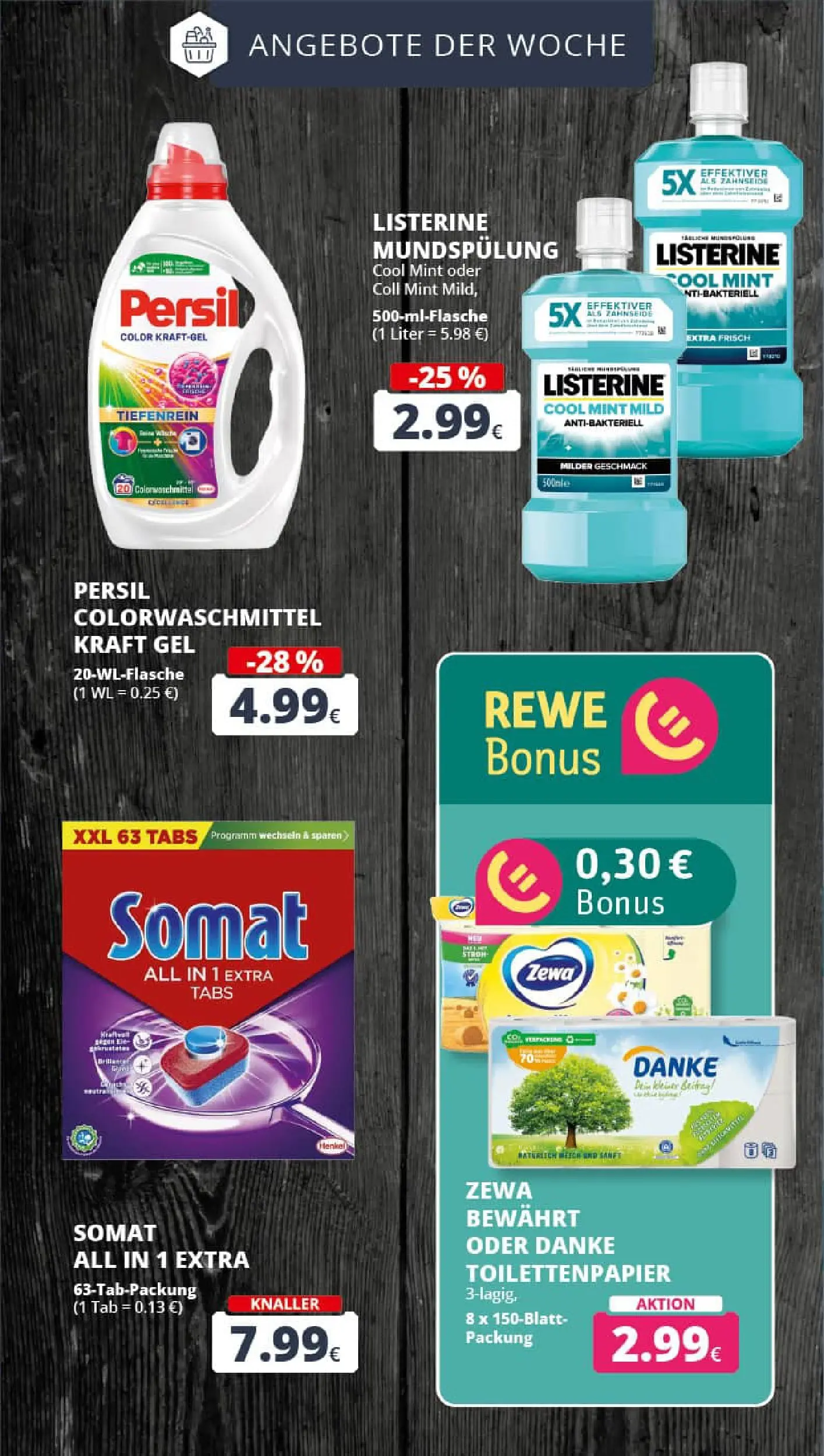 REWE Prospekt ab 10.11.2025 zum Blättern » Angebote | Seite: 9 | Produkte: Zewa, Persil, Listerine, Toilettenpapier