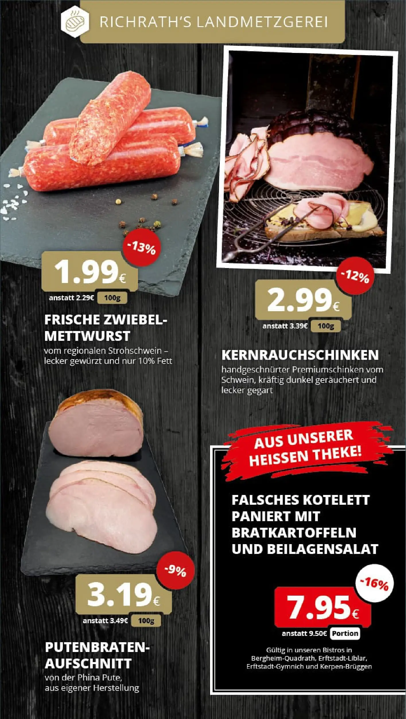 REWE Prospekt ab 10.11.2025 zum Blättern » Angebote | Seite: 13 | Produkte: Pute, Theke