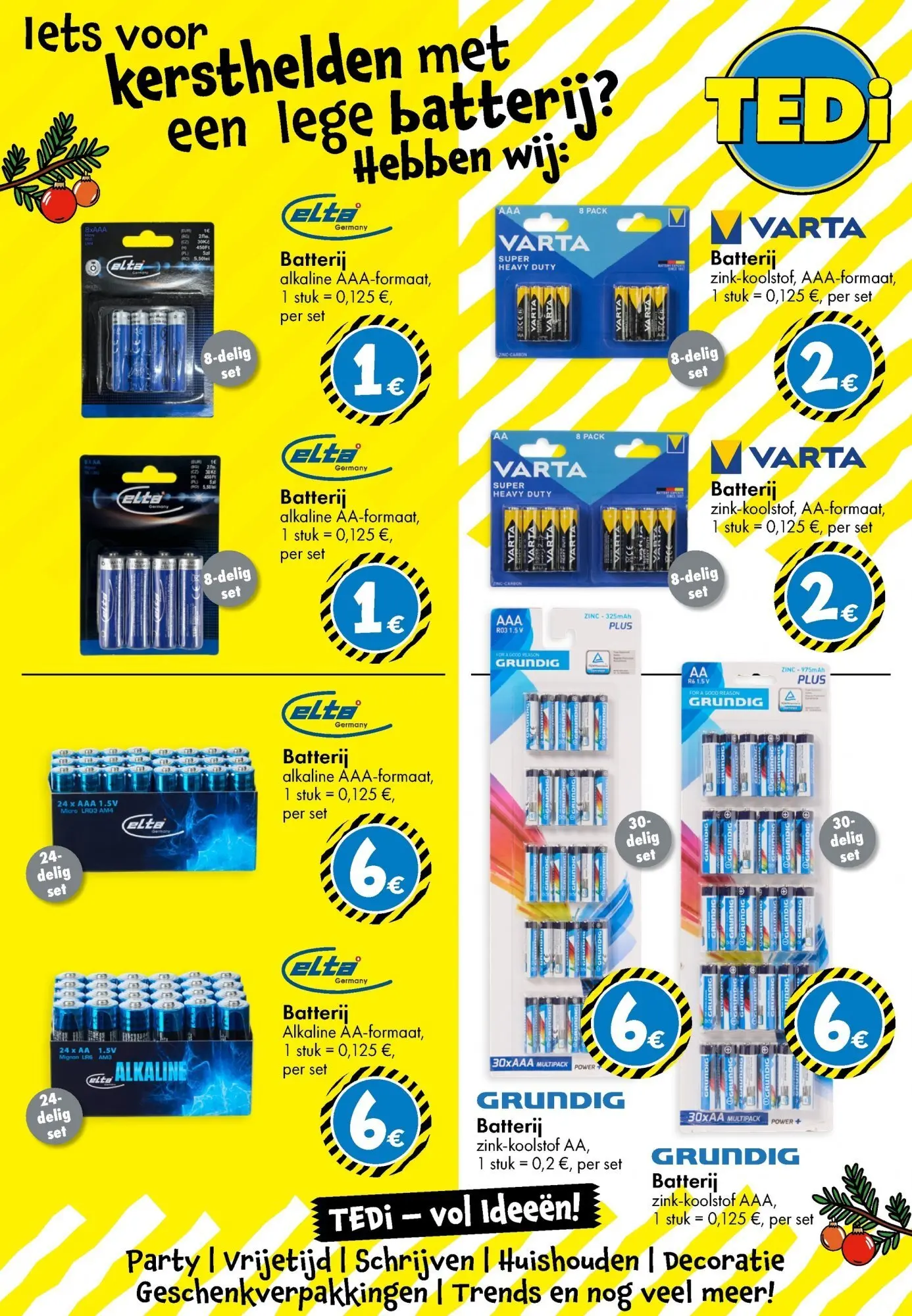 TEDi - TEDi folder tot 15.11.2025 vanaf 06/11/2025 | Pagina: 23 | Producten: Batterij