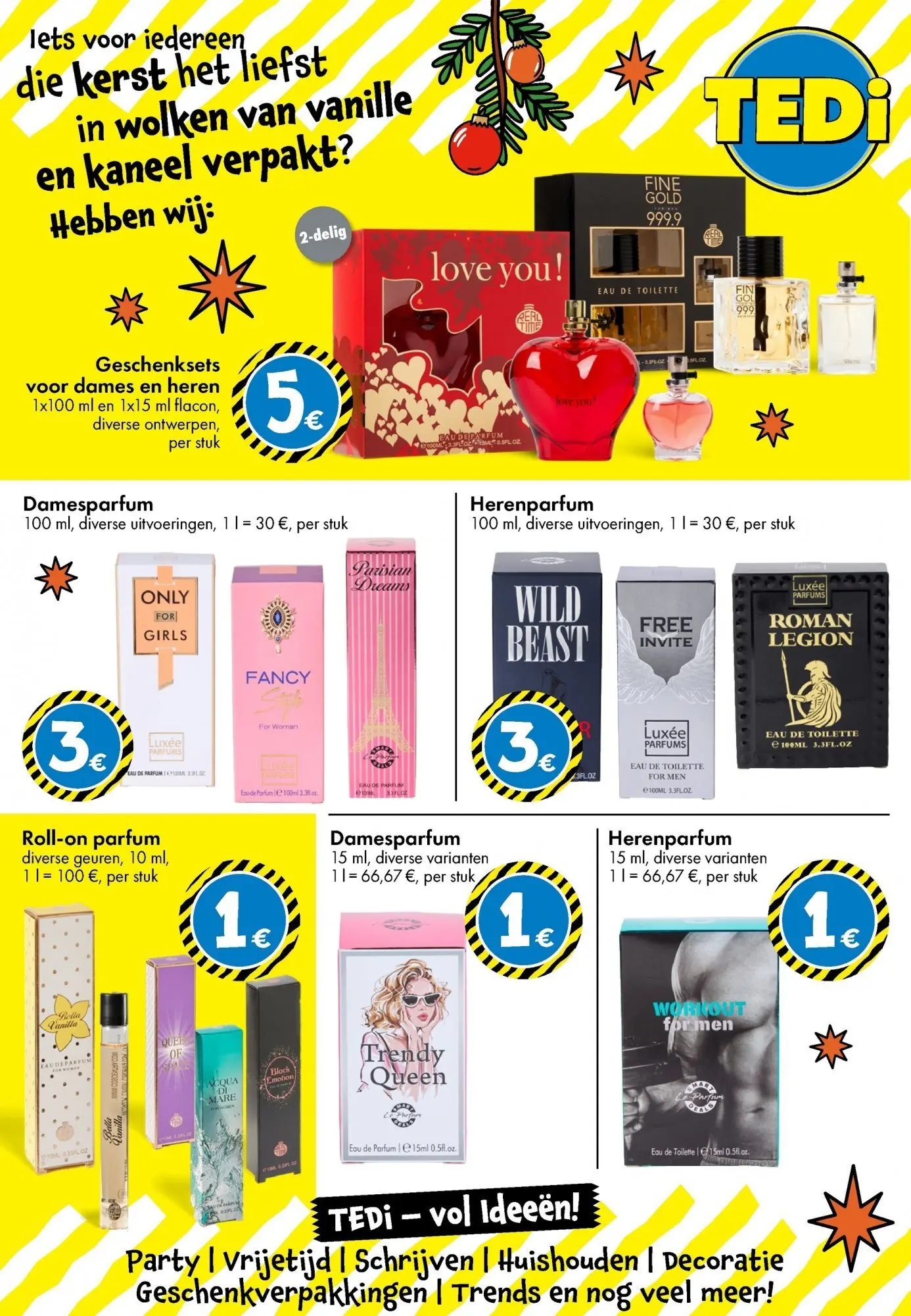 TEDi - TEDi folder tot 15.11.2025 vanaf 06/11/2025 | Pagina: 29 | Producten: Parfums, Kaneel, Parfum, Eau de toilette
