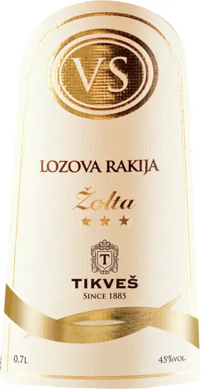 Tikves Гроздова ракия 45% vol