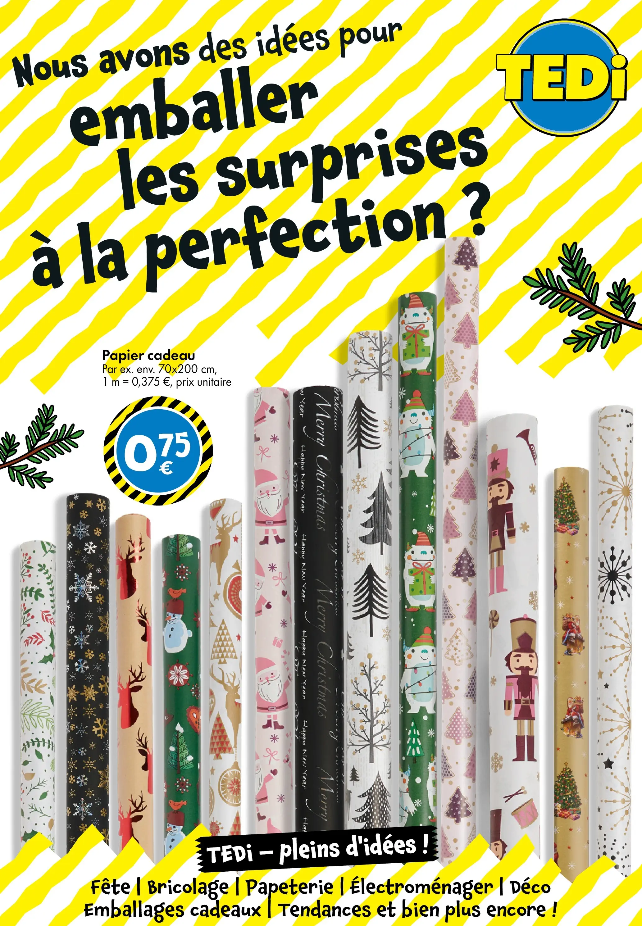 TEDi - TEDi - pleins d'idées à partir du 06/11/2025 - promo en ligne | Page: 13 | Produits: Papier cadeau