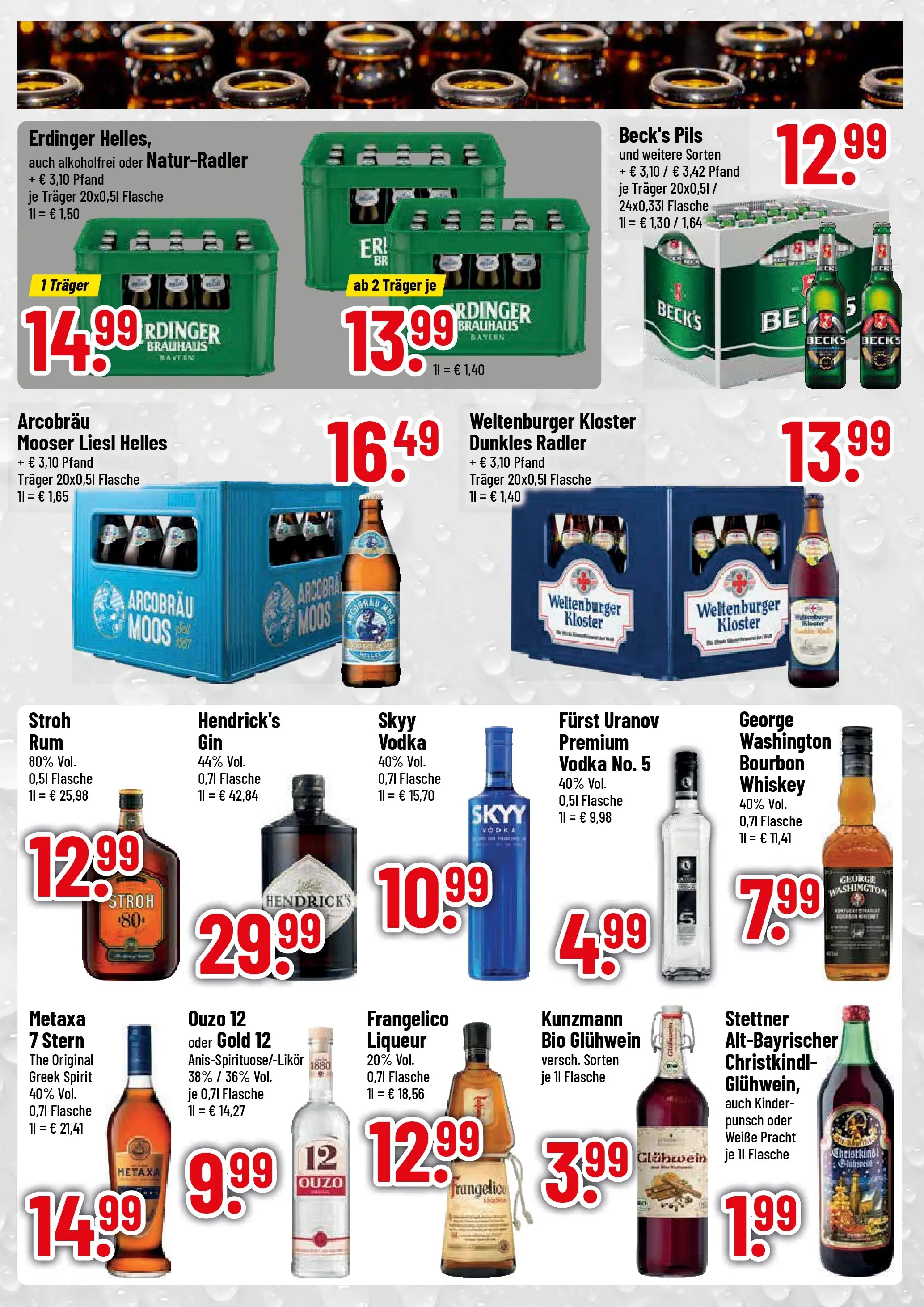 Trinkgut - trinkgut: Wochenangebote (ab 10.11.2025) » Angebote online | Seite: 3 | Produkte: Erdinger, Pils, Metaxa, Vodka