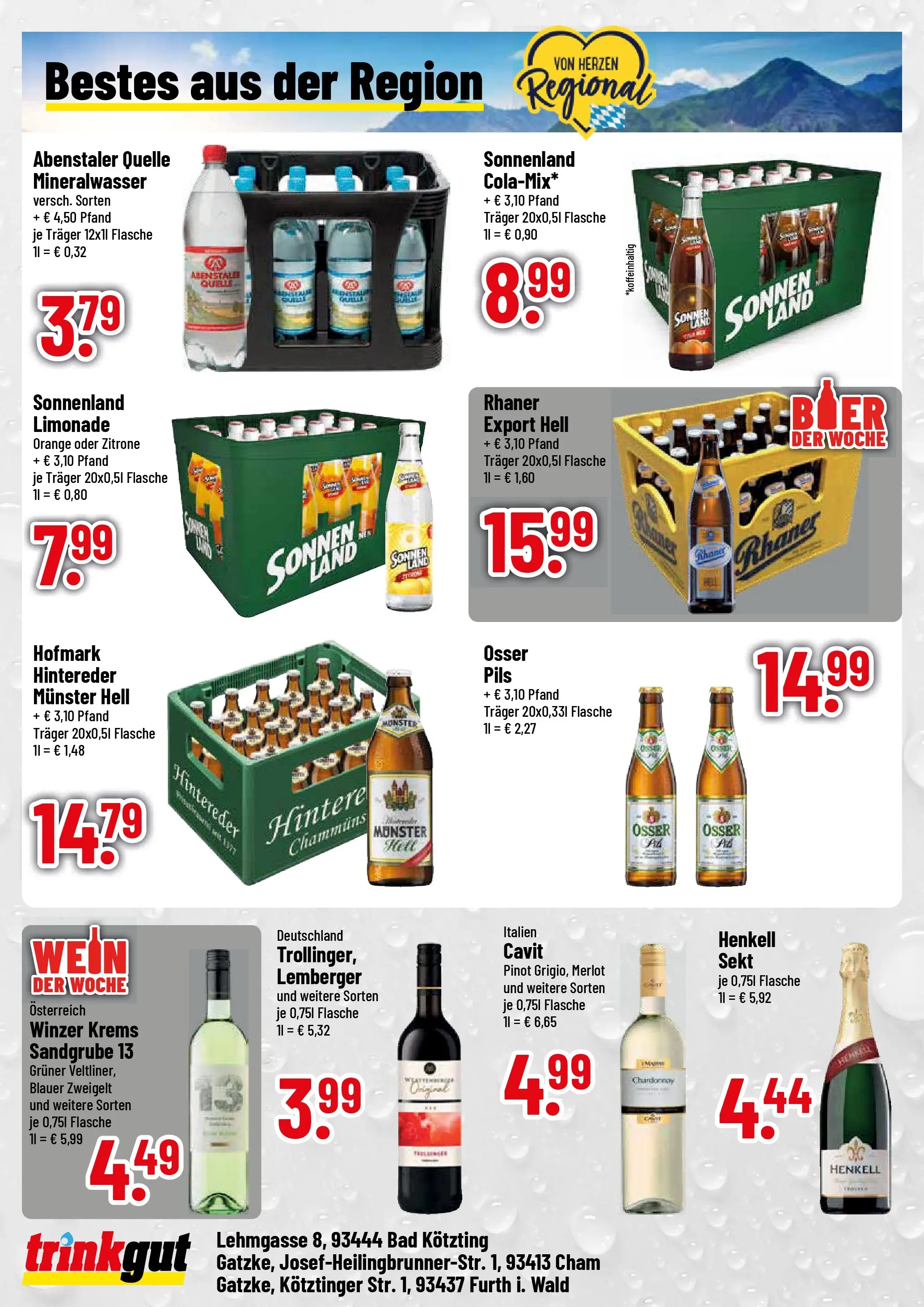 Trinkgut - trinkgut: Wochenangebote (ab 10.11.2025) » Angebote online | Seite: 4 | Produkte: Merlot, Pils, Mineralwasser, Monster