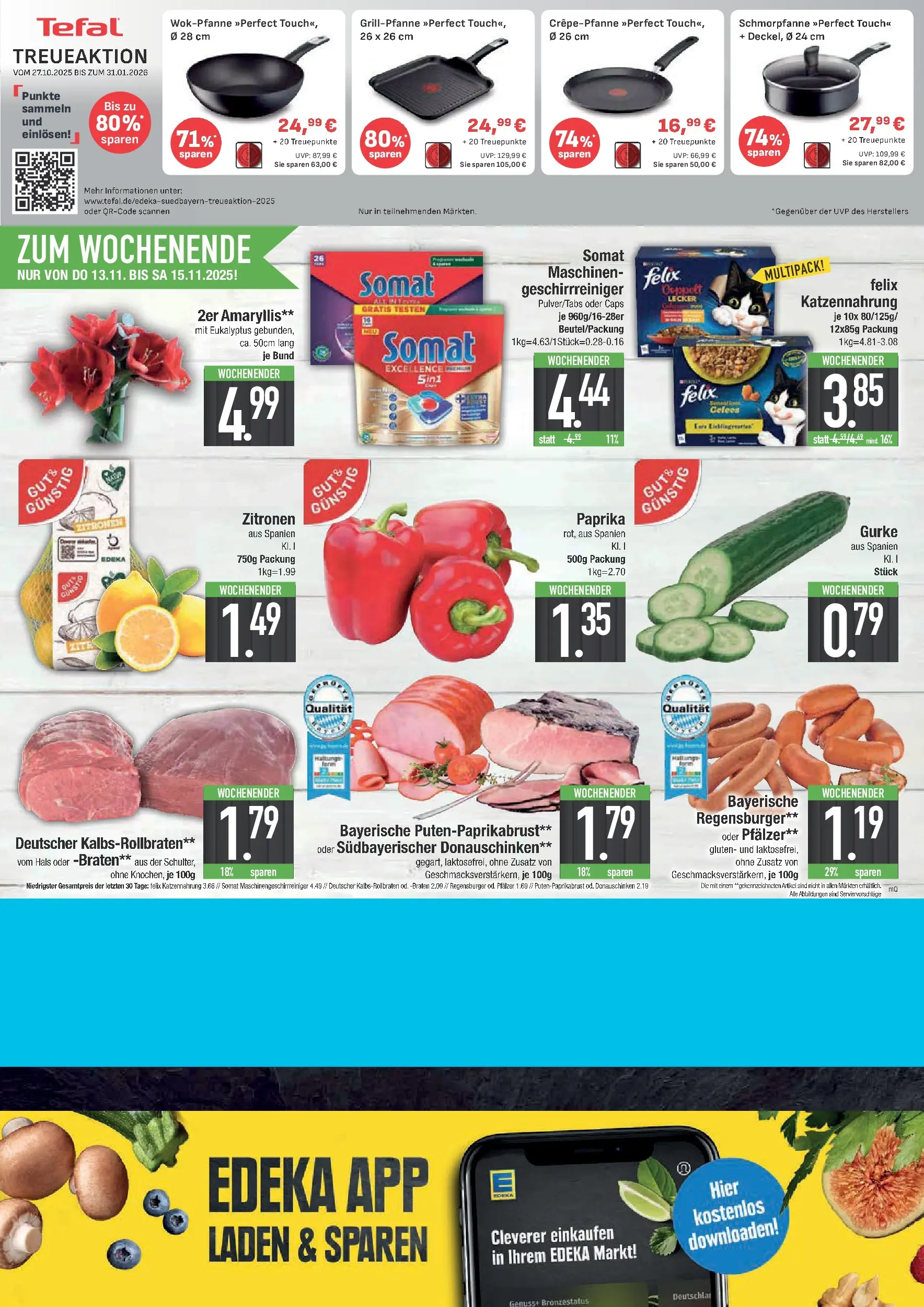 Edeka prospekt Piding	 (ab 09.11.2025) » Angebote Online | Seite: 20 | Produkte: Grill, Paprika, Zitronen