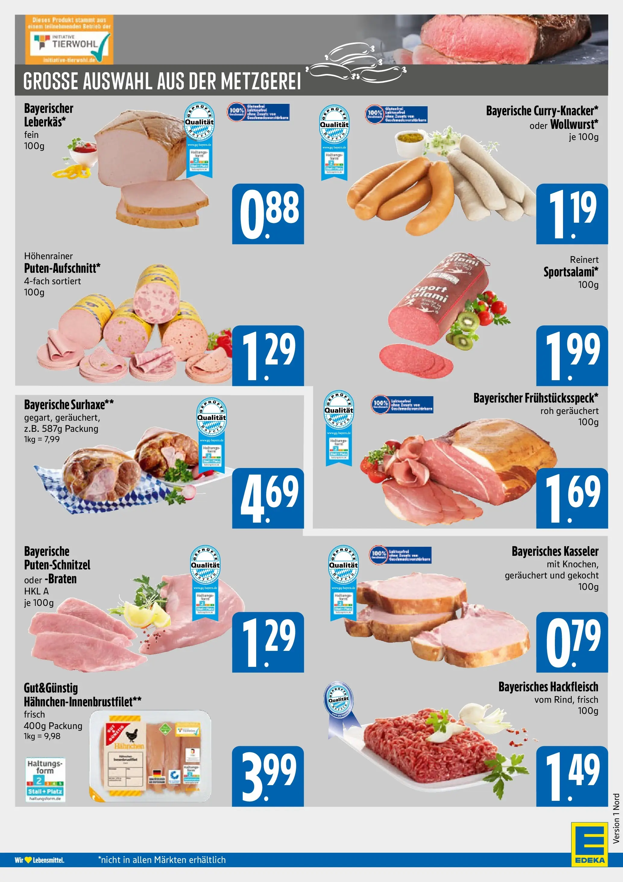 Entdecke - E xpress: Wochenangebote (ab 09.11.2025) zum Blättern | Seite: 4 | Produkte: Putenschnitzel, Hackfleisch