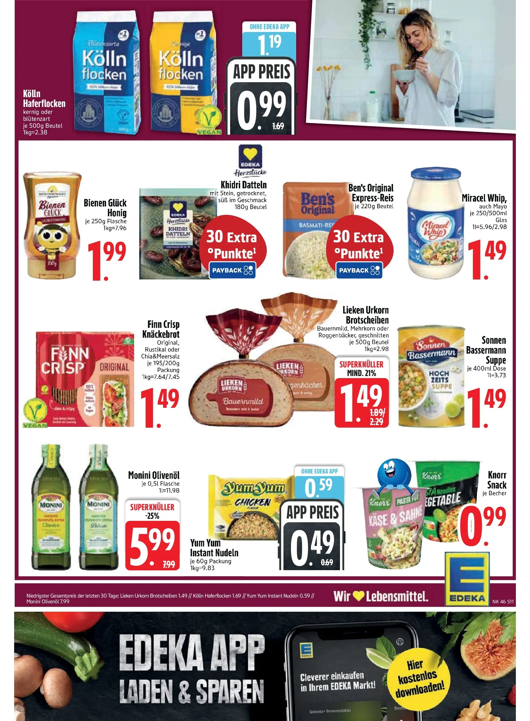 Edeka prospekt Murnau	 (ab 09.11.2025) » Angebote Online | Seite: 13 | Produkte: Käse, Miracel whip, Mayonnaise, Sahne
