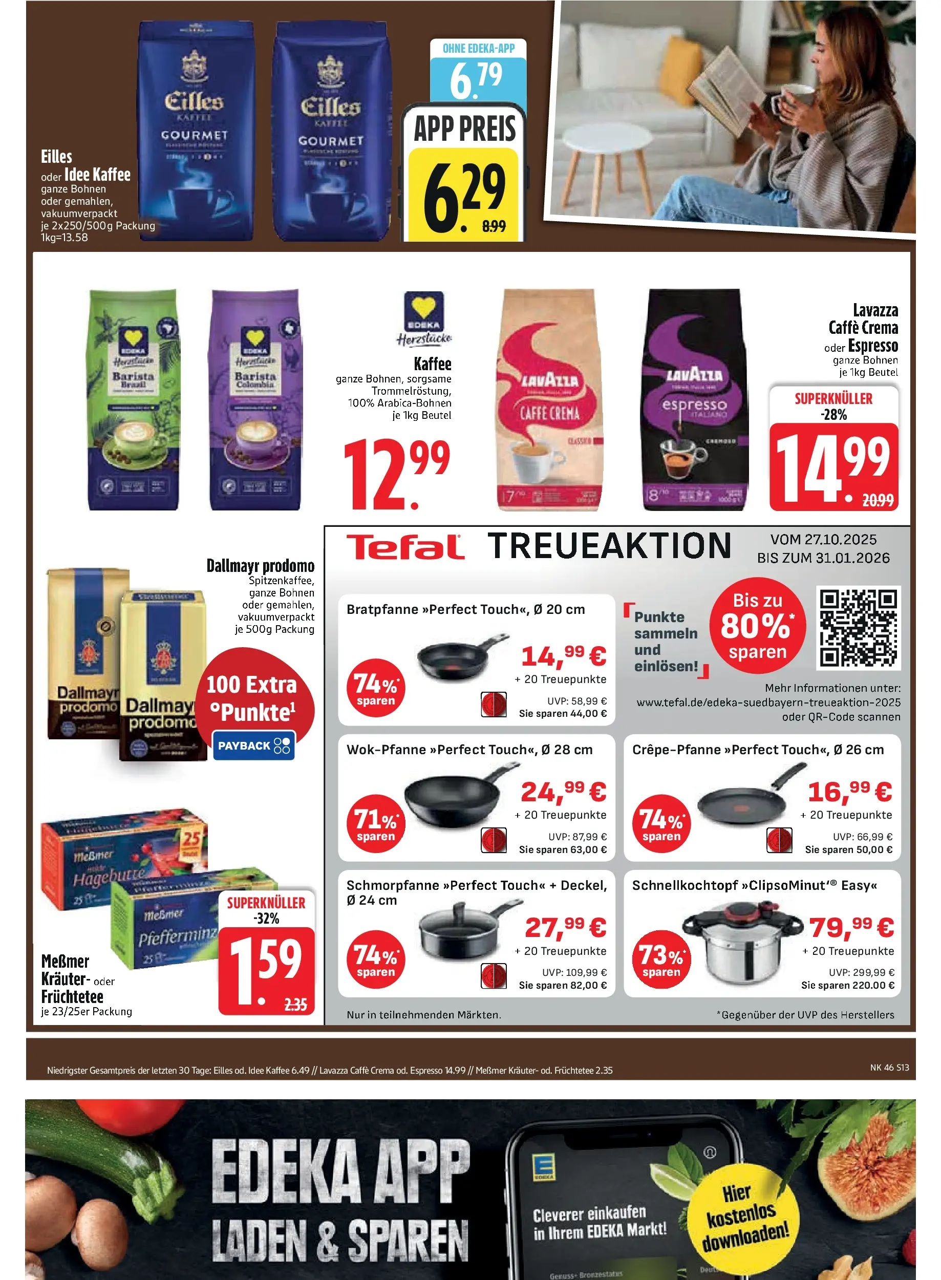 Edeka prospekt Murnau	 (ab 09.11.2025) » Angebote Online | Seite: 15 | Produkte: Idee kaffee, Kaffee, Messmer, Dallmayr