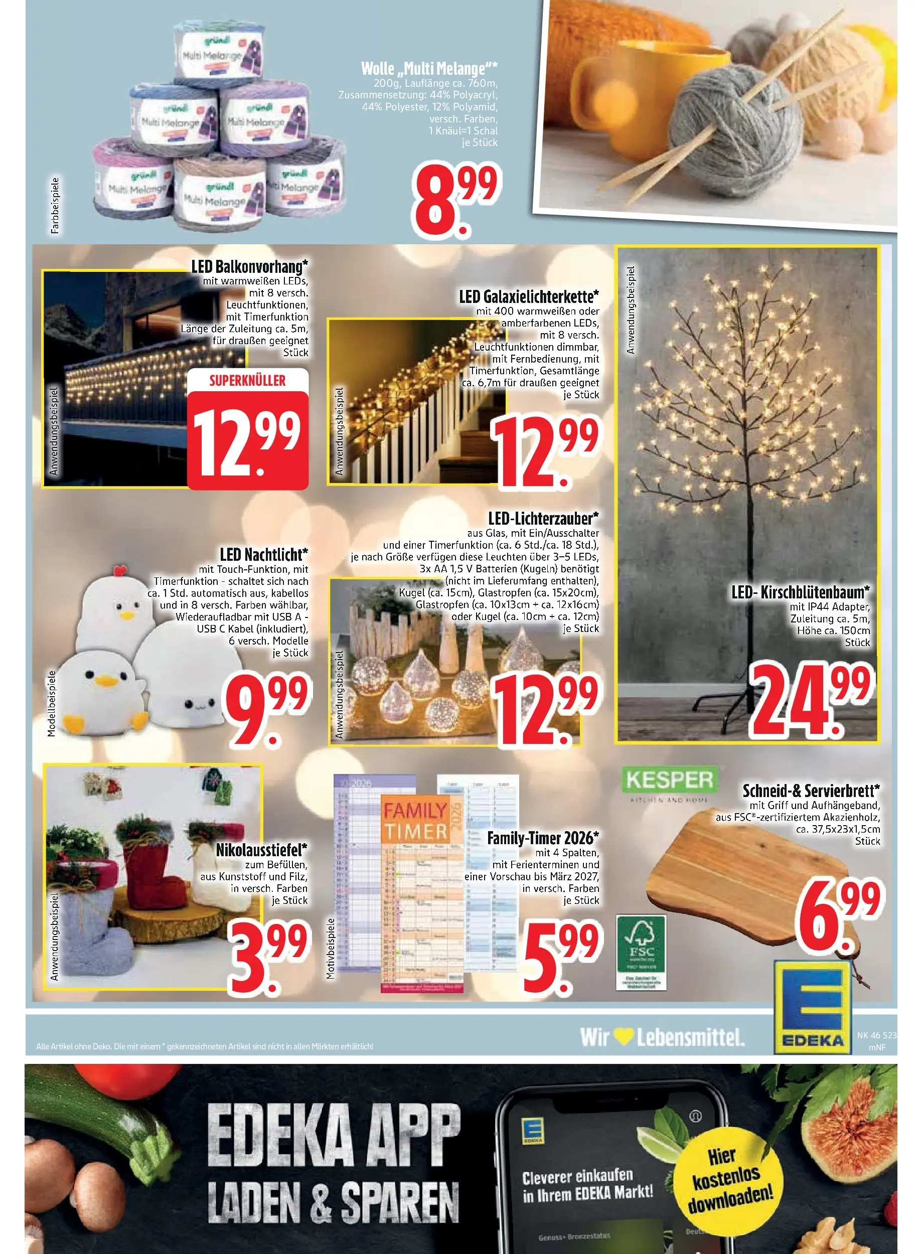 Edeka prospekt Haar	 (ab 09.11.2025) » Angebote Online | Seite: 25 | Produkte: Kabel, USB, Batterien, Schal