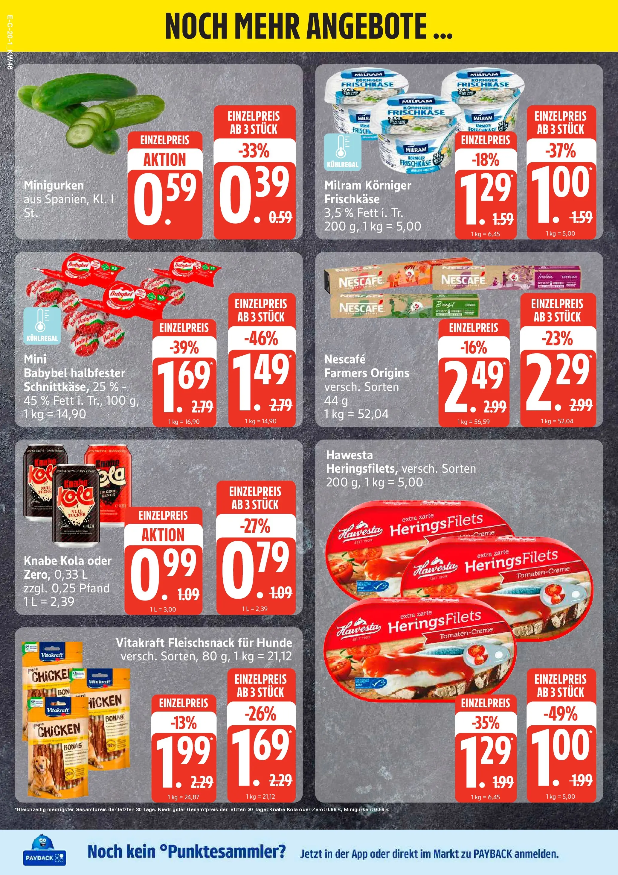 Edeka prospekt Hamburg	 (ab 10.11.2025) » Angebote Online | Seite: 20 | Produkte: Nescafe, Cola, Milram, Zucker