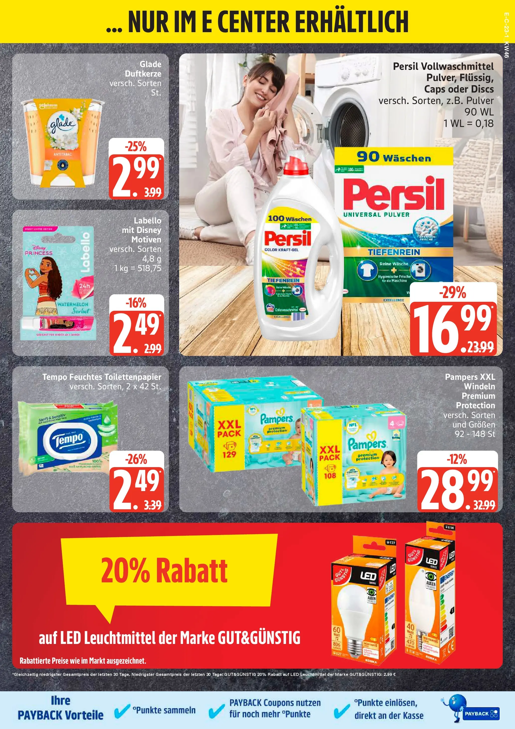 Edeka prospekt Hamburg	 (ab 10.11.2025) » Angebote Online | Seite: 23 | Produkte: Pampers, Tempo, Persil, Toilettenpapier