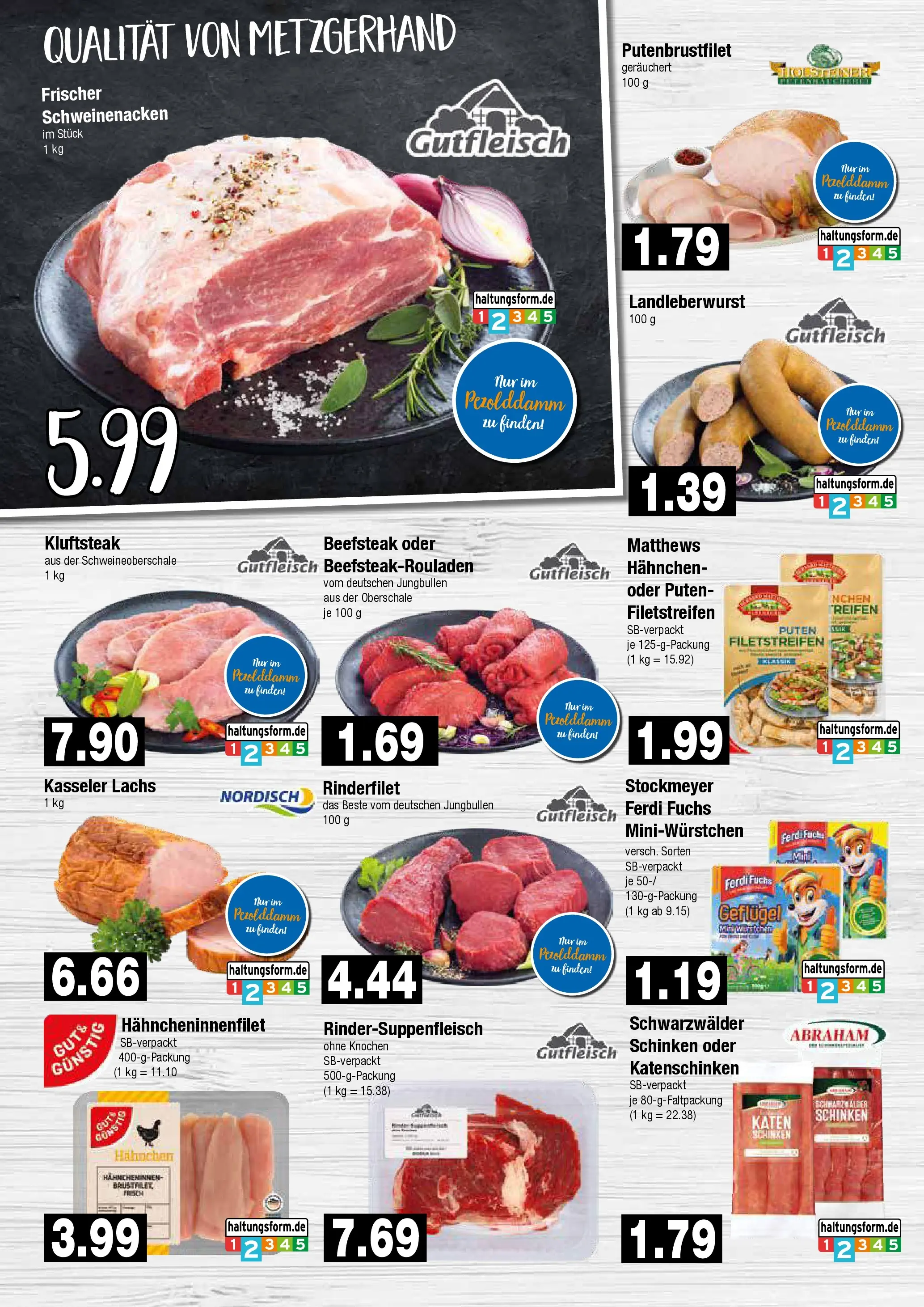 Edeka prospekt Hamburg	 (ab 10.11.2025) » Angebote Online | Seite: 2 | Produkte: Rinderfilet, Schweinenacken, Schinken, Steak