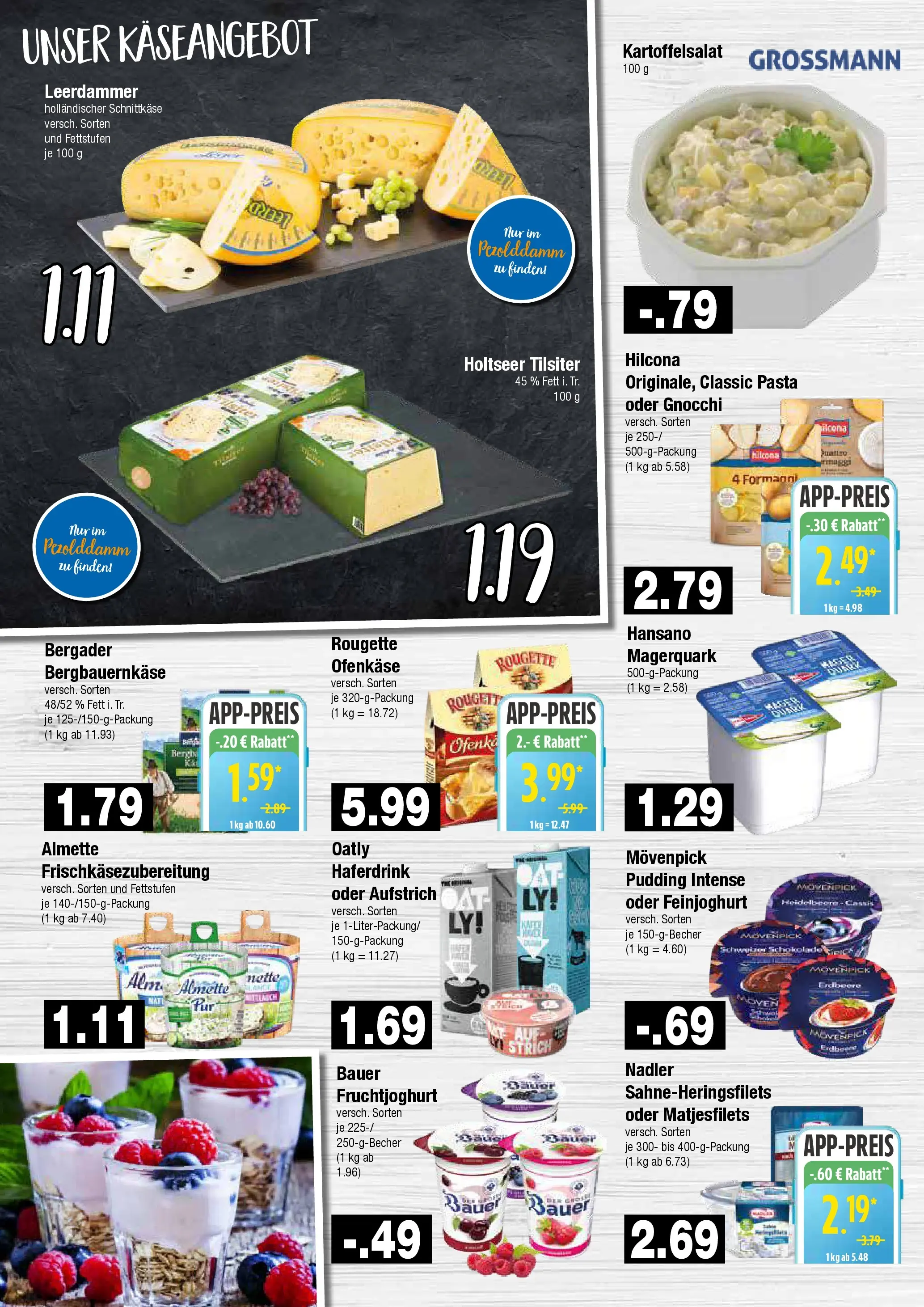 Edeka prospekt Hamburg	 (ab 10.11.2025) » Angebote Online | Seite: 4 | Produkte: Quark, Fruchtjoghurt, Leerdammer, Oatly