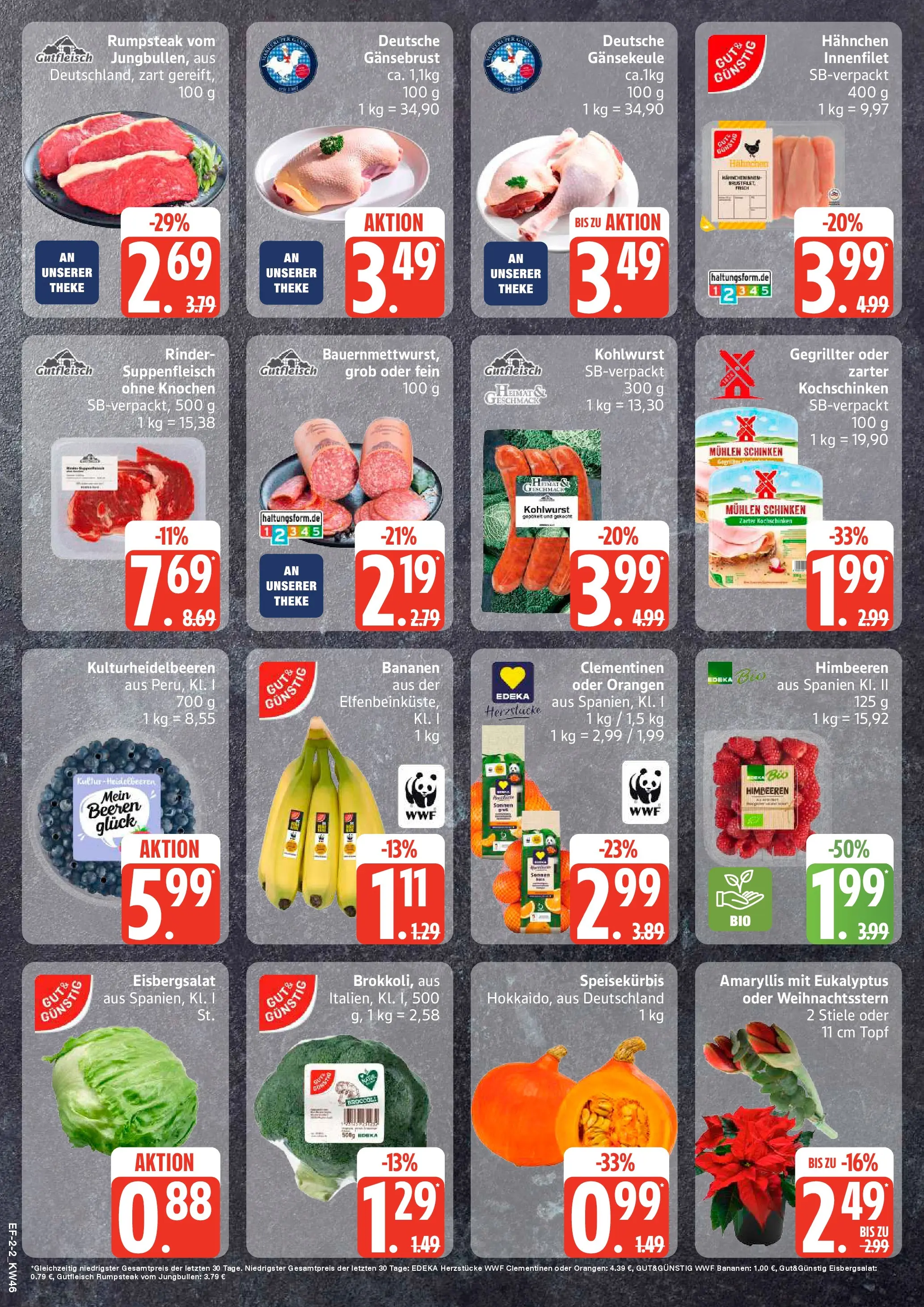 Edeka prospekt Luhnstedt	 (ab 10.11.2025) » Angebote Online | Seite: 2 | Produkte: Himbeeren, Rumpsteak, Theke, Heidelbeeren