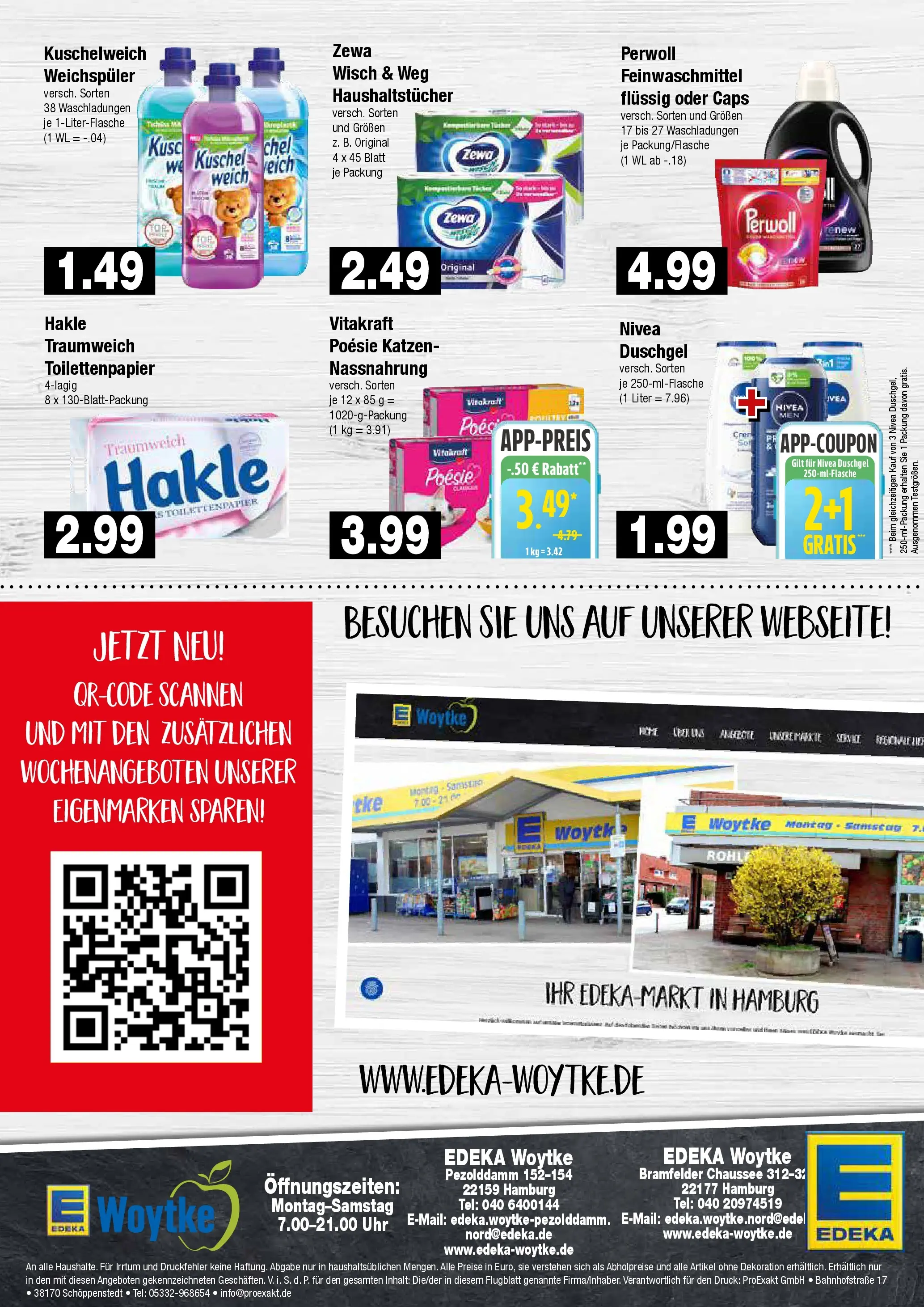 Edeka prospekt Hamburg	 (ab 10.11.2025) » Angebote Online | Seite: 8 | Produkte: Perwoll, Weichspüler, Uhr, Toilettenpapier