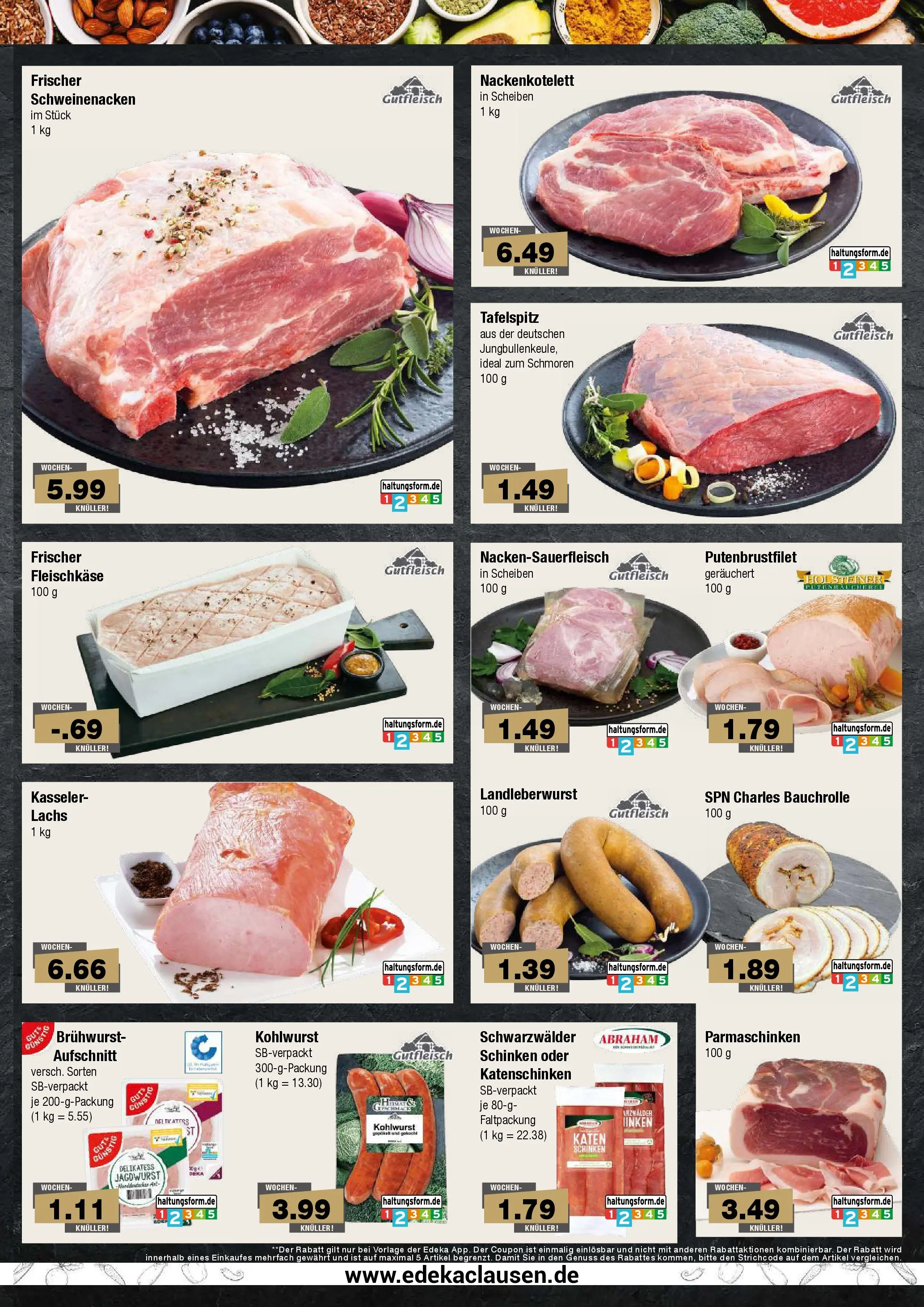 Edeka prospekt Hamburg	 (ab 10.11.2025) » Angebote Online | Seite: 3 | Produkte: Tafelspitz, Schweinenacken, Lachs, Schinken