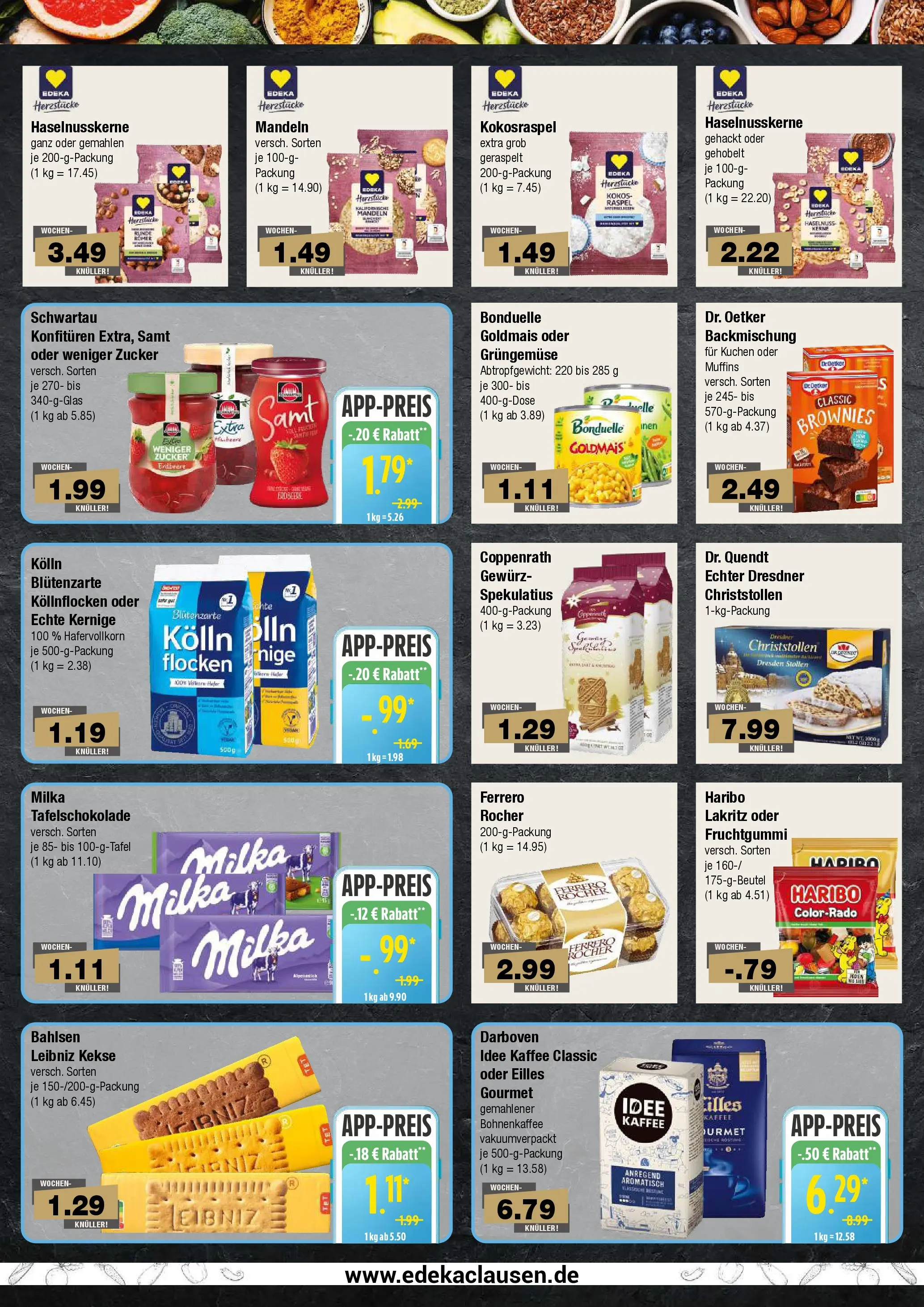 Edeka prospekt Hamburg	 (ab 10.11.2025) » Angebote Online | Seite: 6 | Produkte: Haribo, Milka, Zucker, Flocken