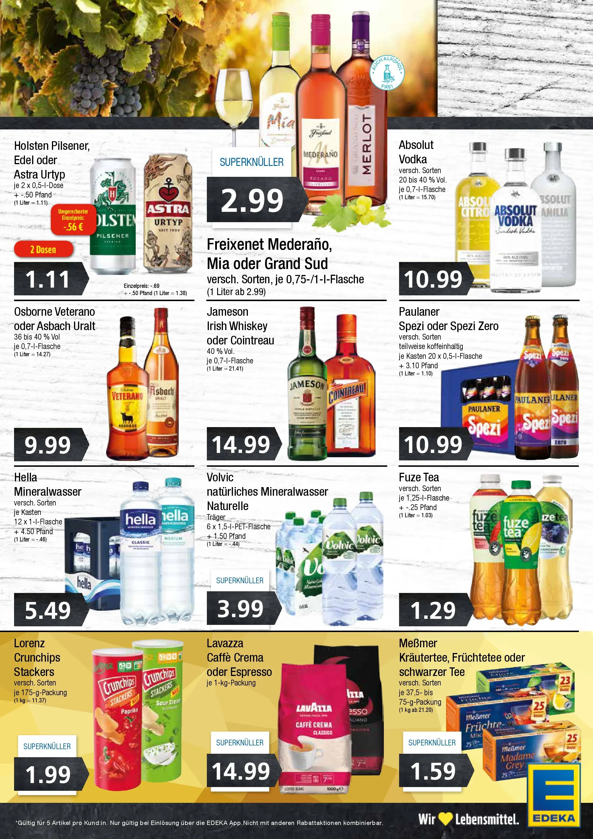 Edeka prospekt Wentorf	 (ab 10.11.2025) » Angebote Online | Seite: 7 | Produkte: Paulaner spezi, Mineralwasser, Hella, Volvic