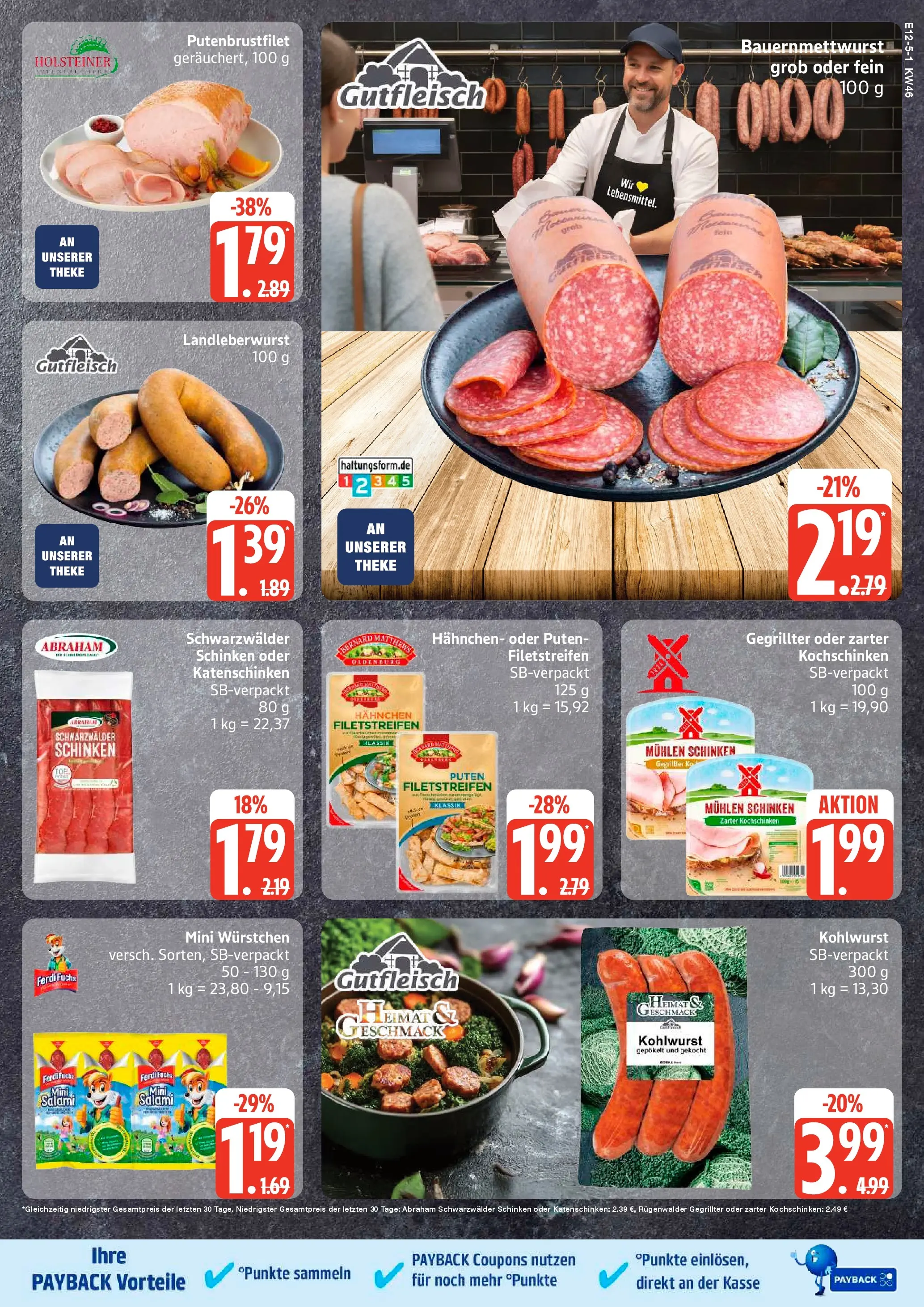 Edeka prospekt Hamburg	 (ab 10.11.2025) » Angebote Online | Seite: 7 | Produkte: Hahnchen, Theke, Salami, Schinken