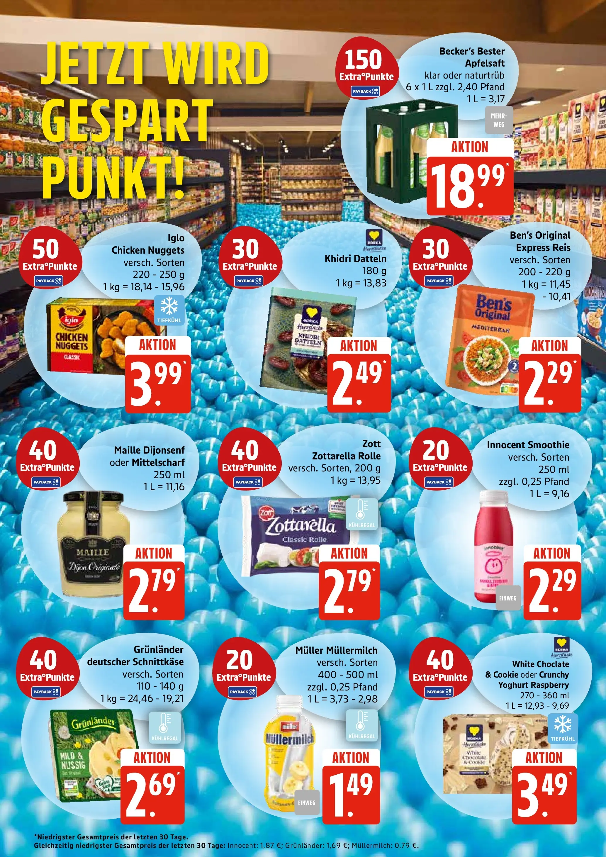 Edeka prospekt Bad Schwartau	 (ab 10.11.2025) » Angebote Online | Seite: 12 | Produkte: Mozzarella, Apple, Grunlander, Muller mullermilch