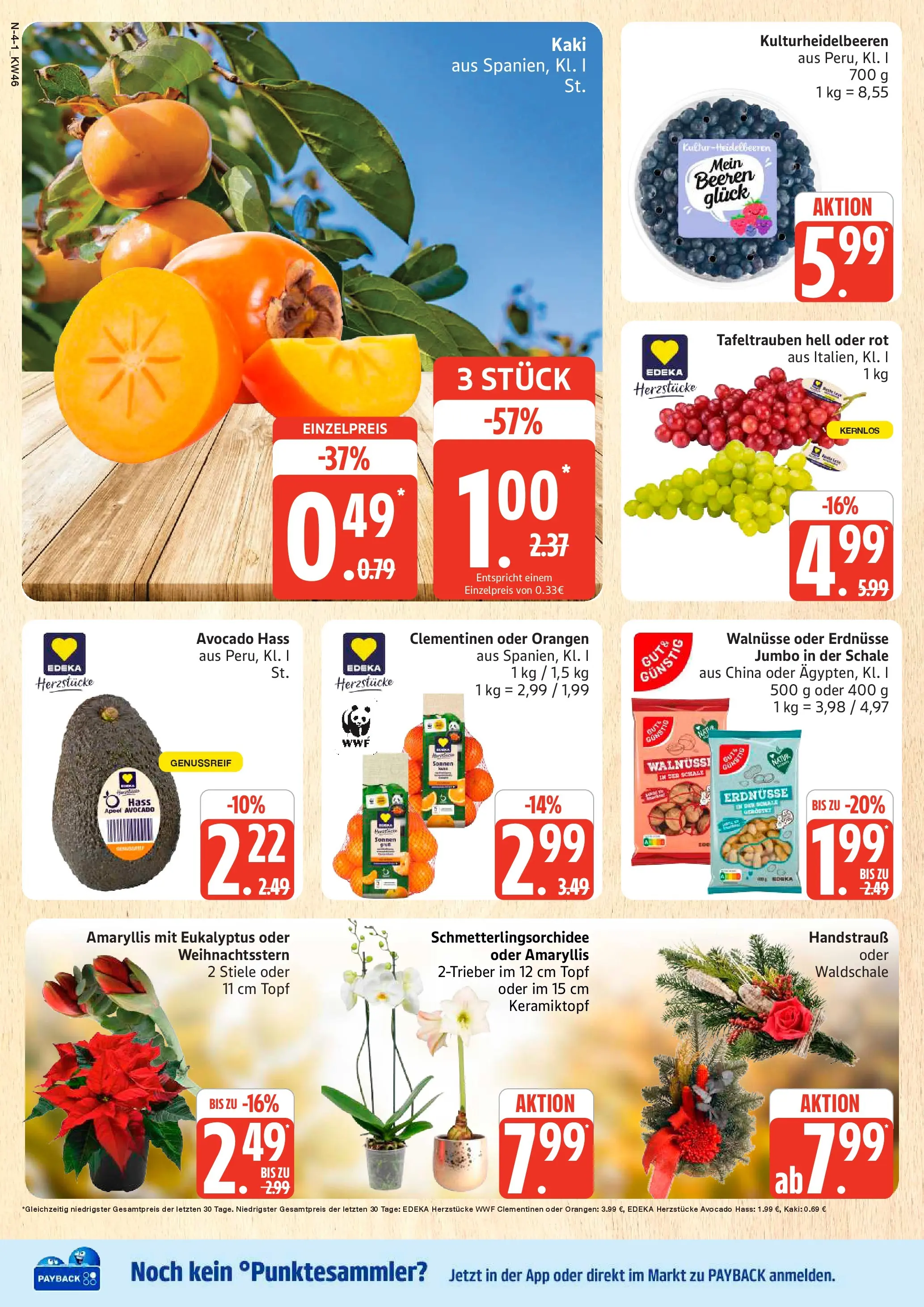 Marktkauf - Marktkauf: Wochenangebote (ab 10.11.2025) » Angebote online | Seite: 4 | Produkte: Erdnüsse, Walnüsse, Orangen, Avocado