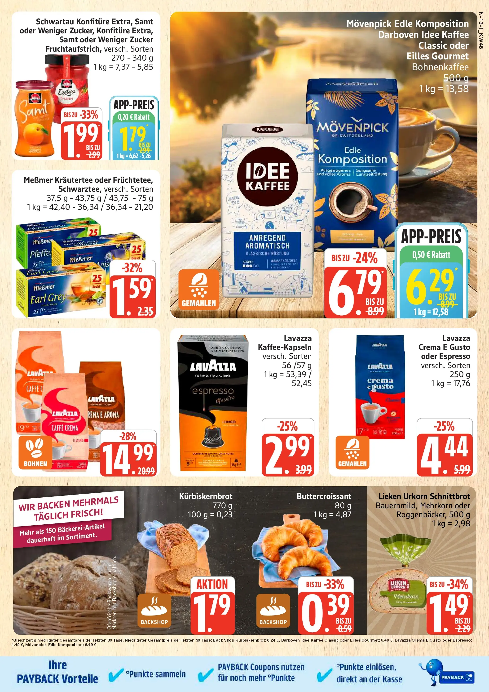 Marktkauf - Marktkauf: Wochenangebote (ab 10.11.2025) » Angebote online | Seite: 13 | Produkte: Lavazza, Idee kaffee, Ofenfrische, Zucker