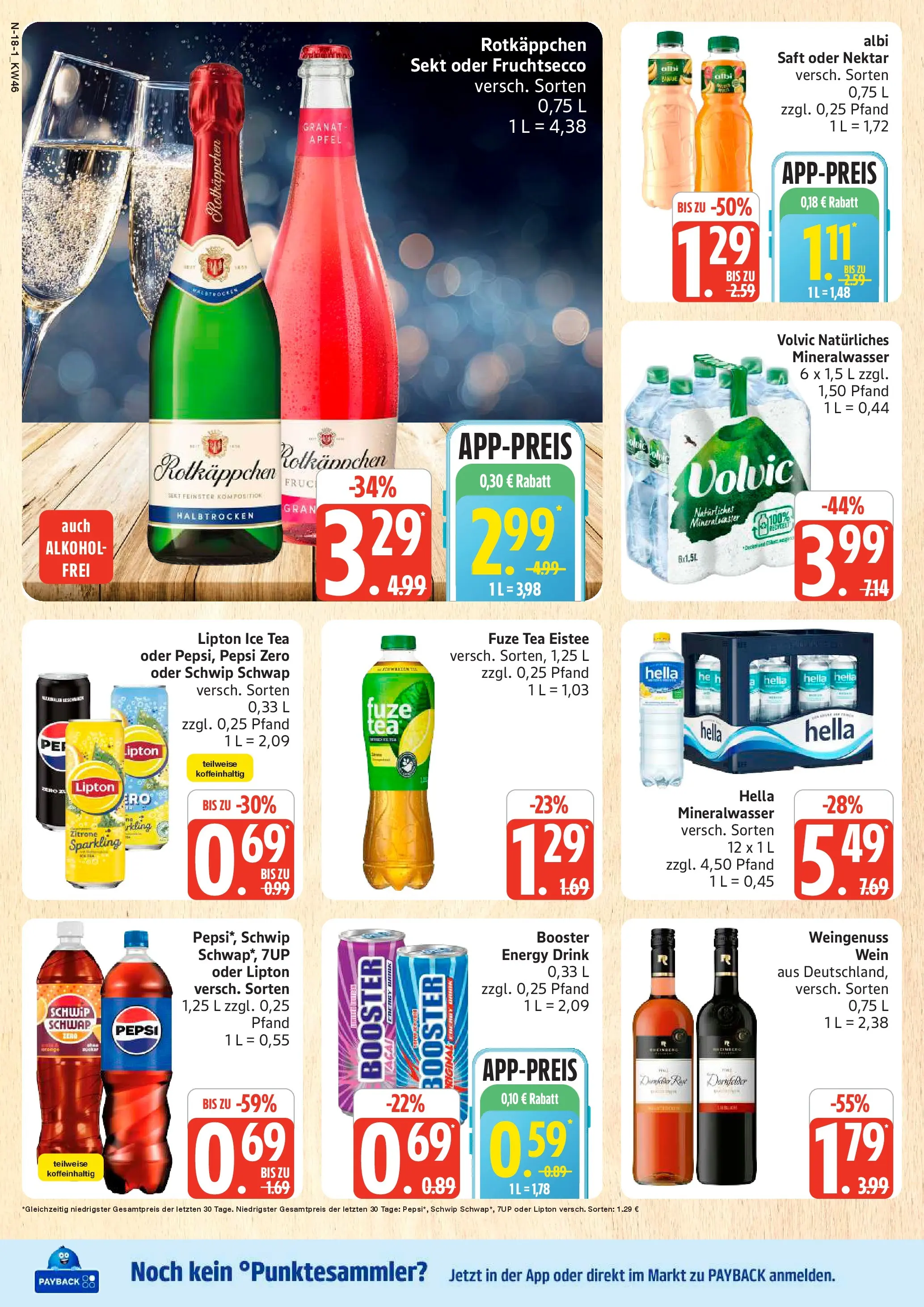 Marktkauf - Marktkauf: Wochenangebote (ab 10.11.2025) » Angebote online | Seite: 18 | Produkte: Energy, Sekt, Hella, Saft