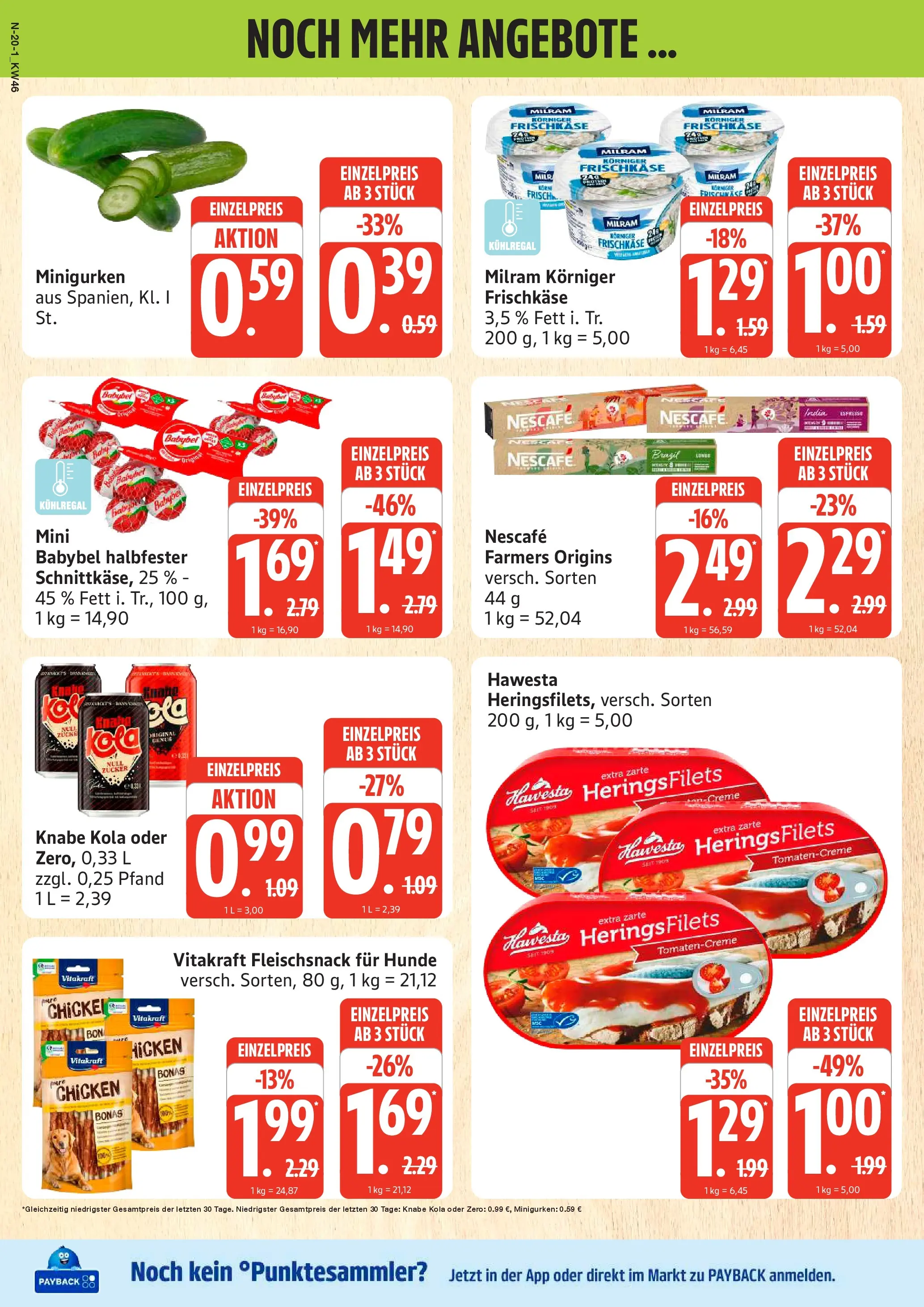 Marktkauf - Marktkauf: Wochenangebote (ab 10.11.2025) » Angebote online | Seite: 20 | Produkte: Nescafe, Milram, Zucker, Frischkase