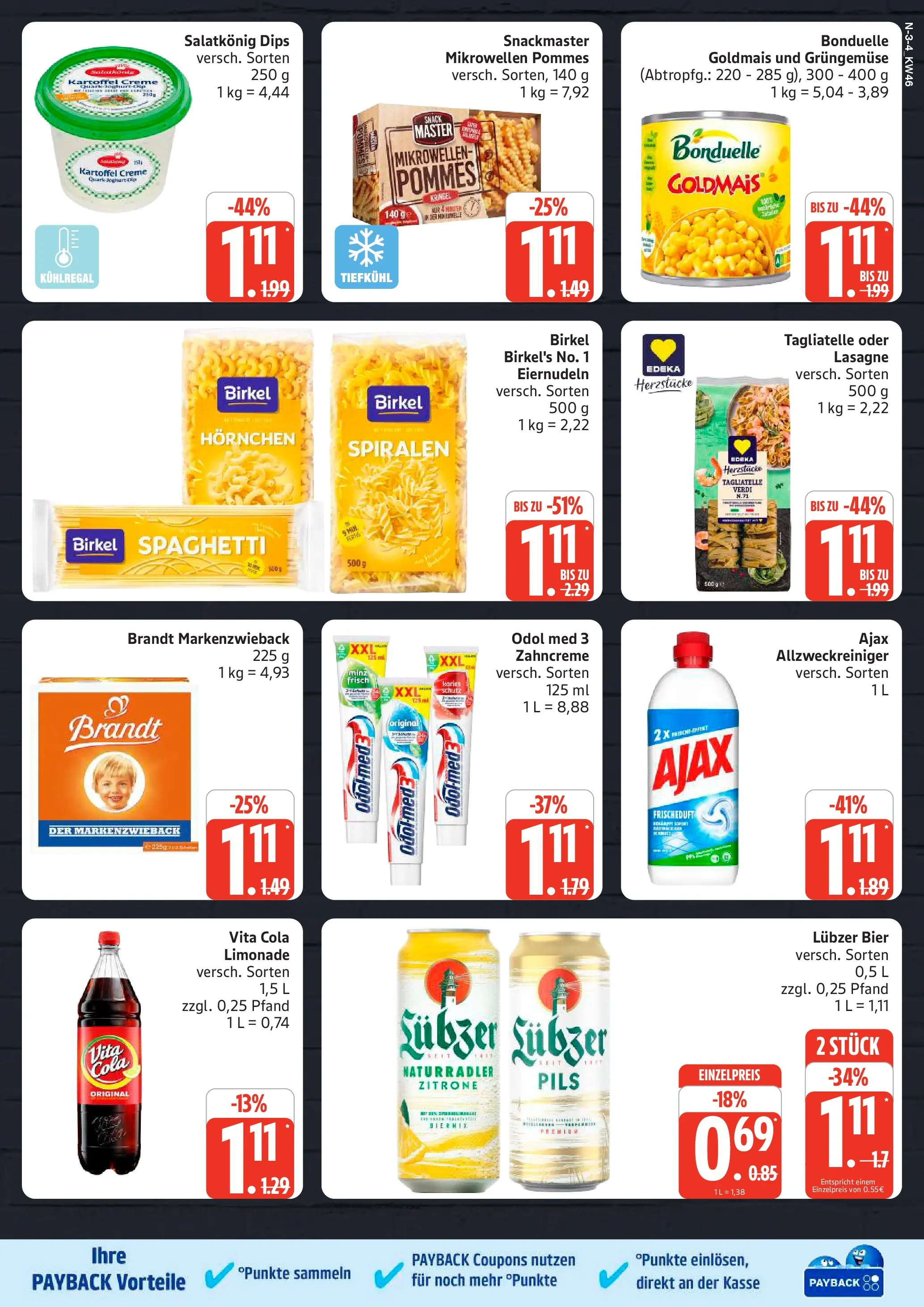 Marktkauf Prospekt Neuenkirchen	 (ab 10.11.2025) » Angebote online | Seite: 3 | Produkte: Pommes, Limonade, Creme, Lubzer