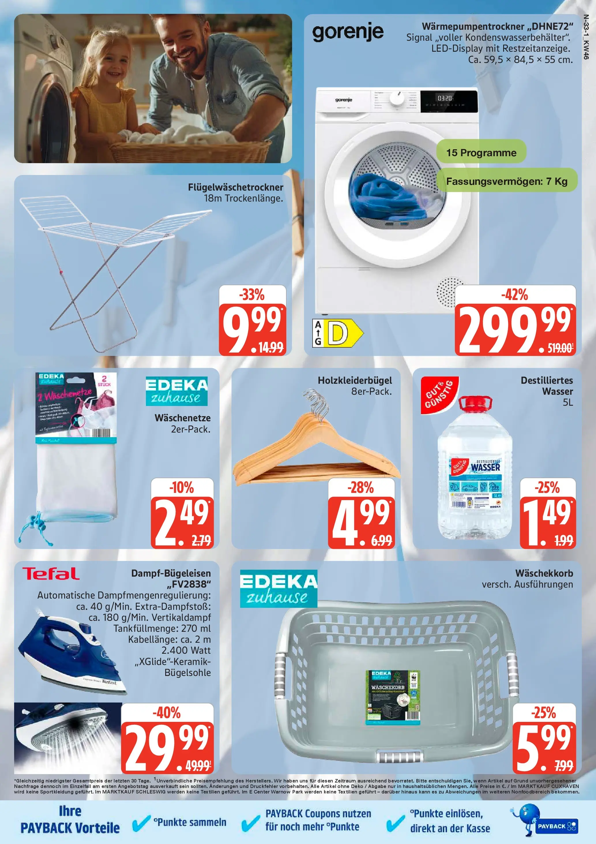 Marktkauf - Marktkauf: Wochenangebote (ab 10.11.2025) » Angebote online | Seite: 33 | Produkte: Gorenje, Wasser