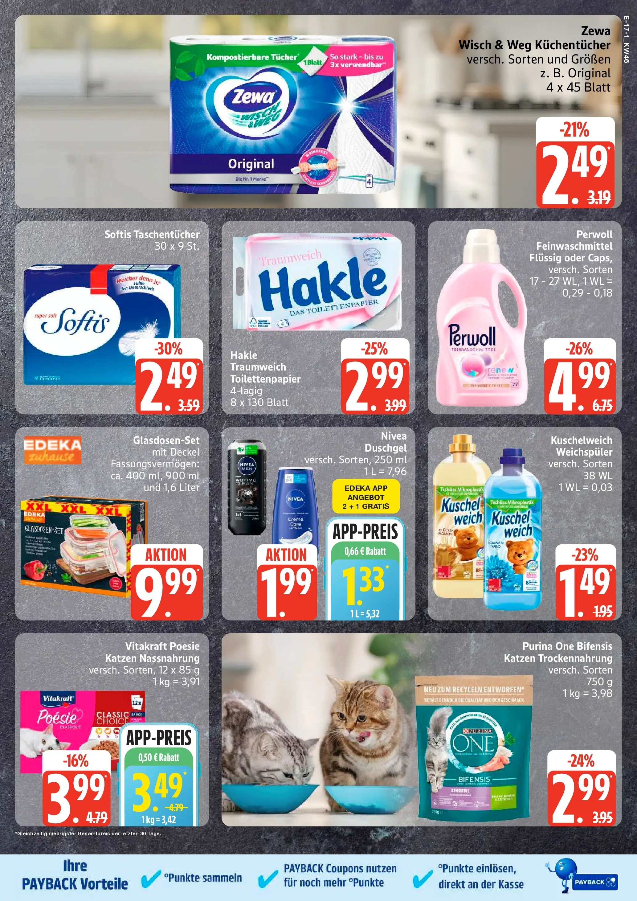 Edeka prospekt Bad Schwartau	 (ab 10.11.2025) » Angebote Online | Seite: 26 | Produkte: Kuschelweich, Perwoll, Duschgel, Toilettenpapier