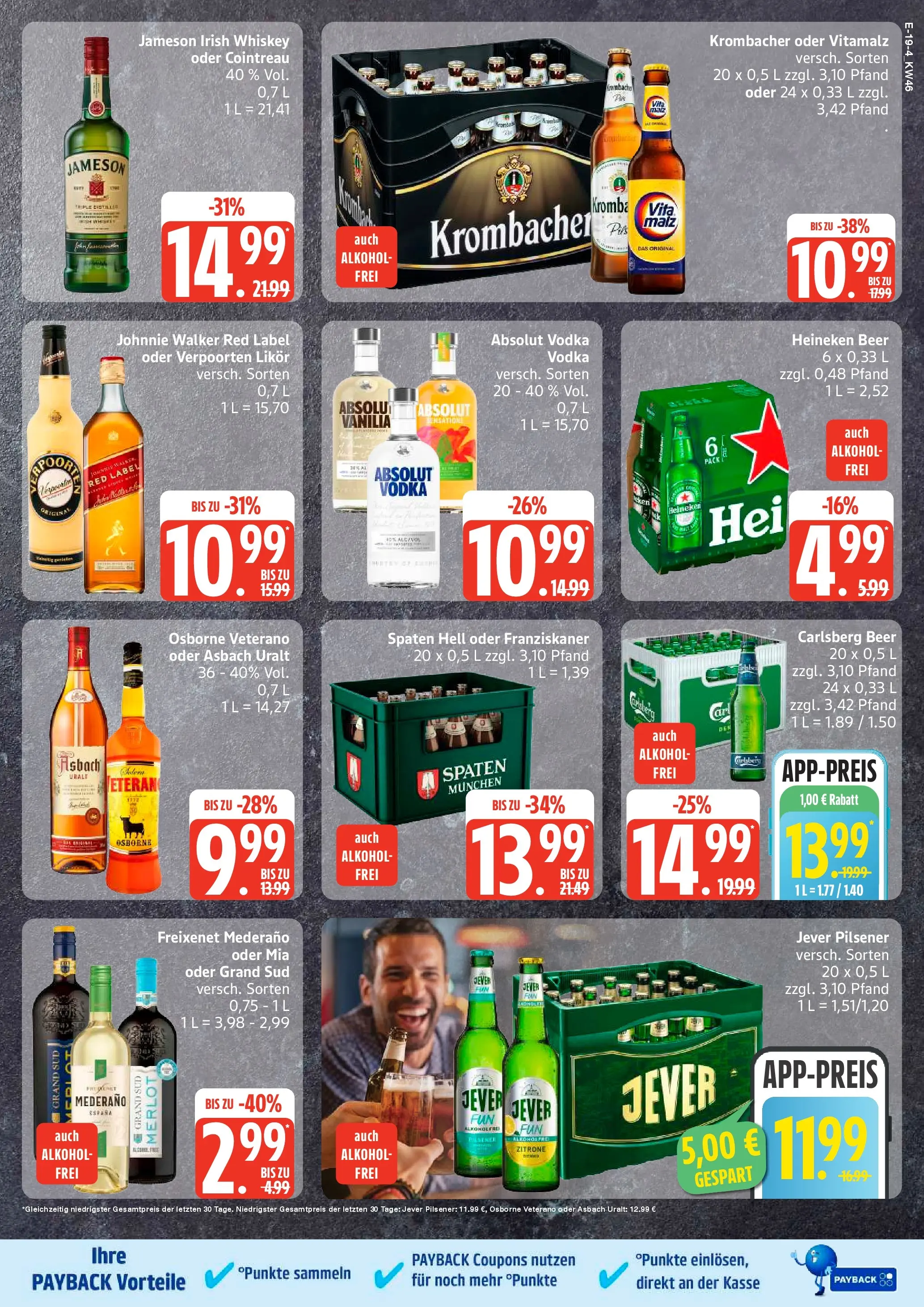 Edeka prospekt Rostock	 (ab 10.11.2025) » Angebote Online | Seite: 29 | Produkte: Freixenet, Freixenet mederano, Jever, Grand sud