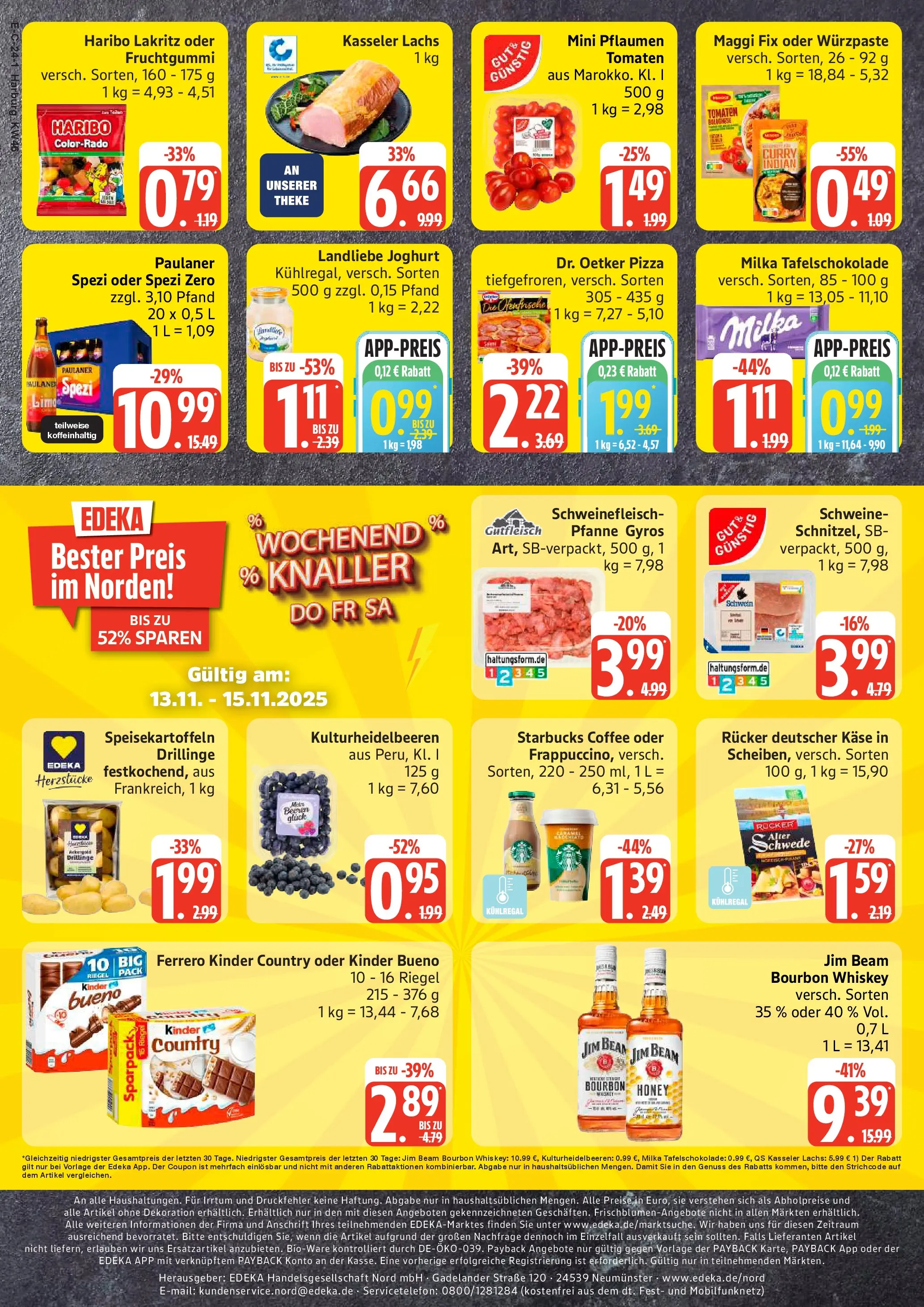 Edeka prospekt Hamburg	 (ab 10.11.2025) » Angebote Online | Seite: 24 | Produkte: Käse, Joghurt, Landliebe joghurt, Kinder country
