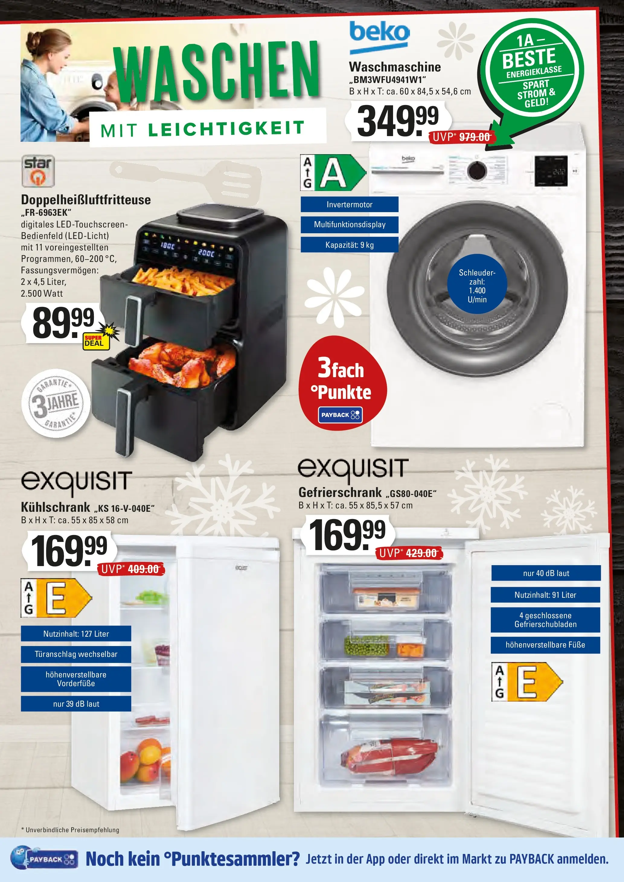 Edeka prospekt Stade	 (ab 09.11.2025) » Angebote Online | Seite: 21 | Produkte: Gefrierschrank, Kühlschrank, Waschmaschine