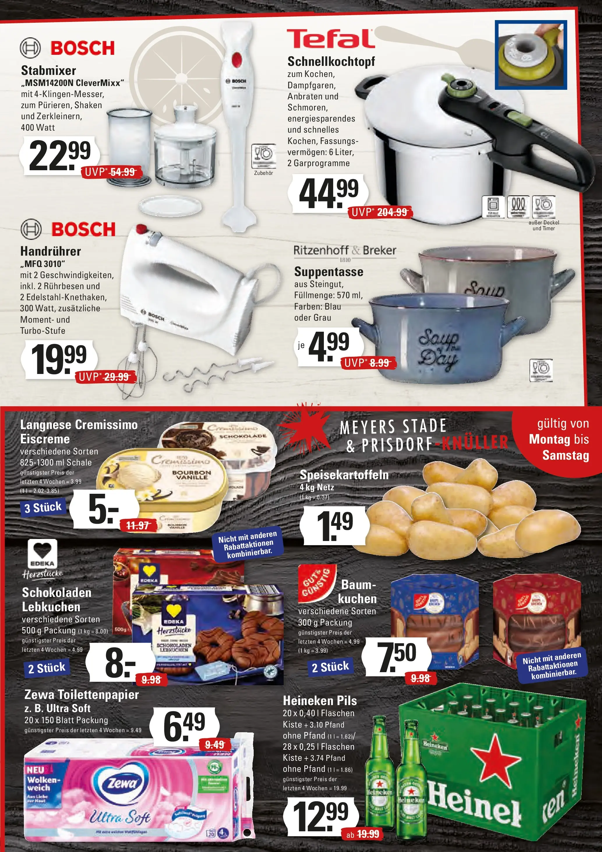 Edeka prospekt Stade	 (ab 09.11.2025) » Angebote Online | Seite: 23 | Produkte: Rührbesen, Eiscreme, Bourbon, Kuchen