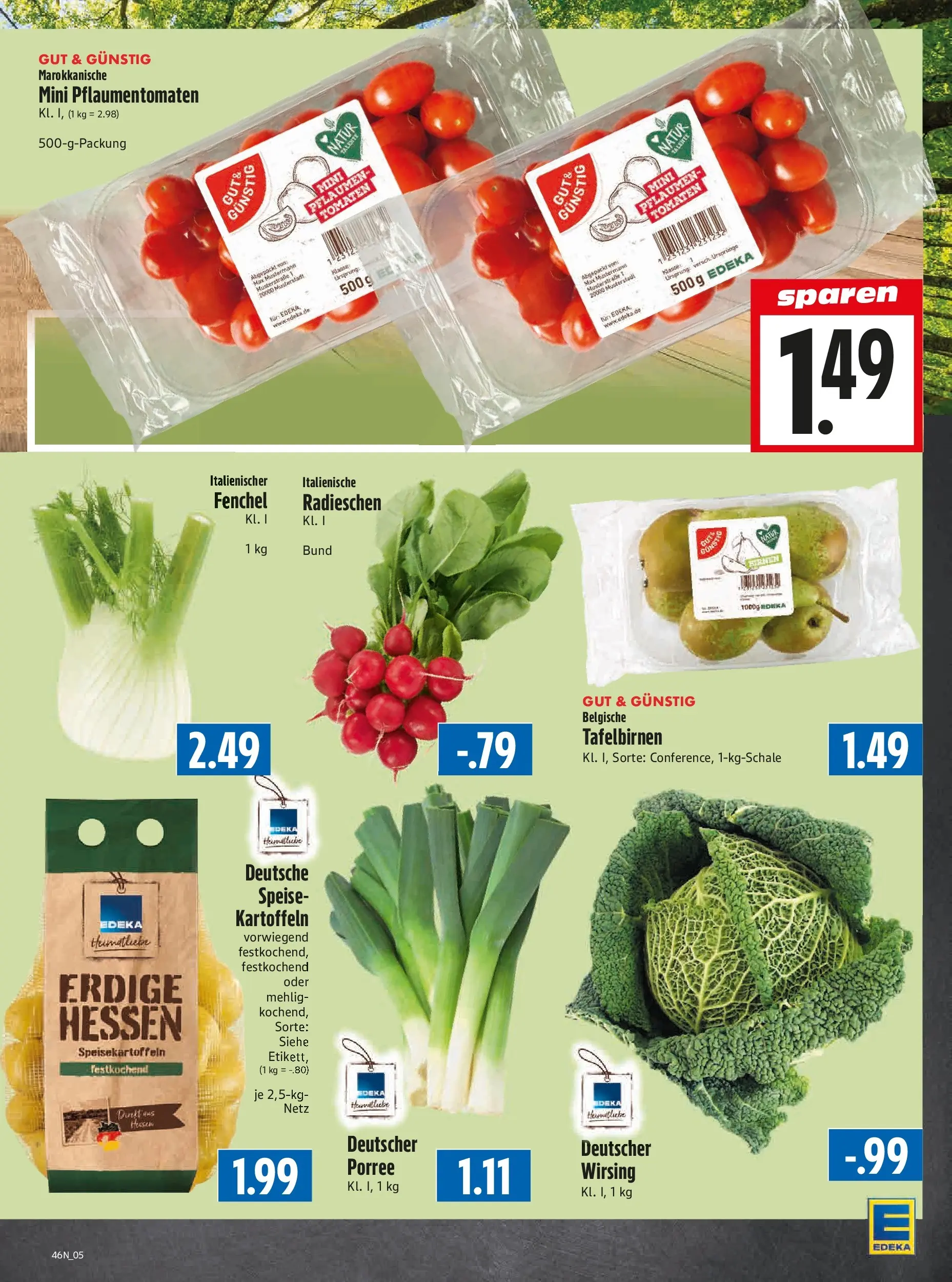 Entdecke - Edeka Hahner: Wochenangebote (ab 09.11.2025) zum Blättern | Seite: 7 | Produkte: Pflaumen, Tomaten, Kartoffeln