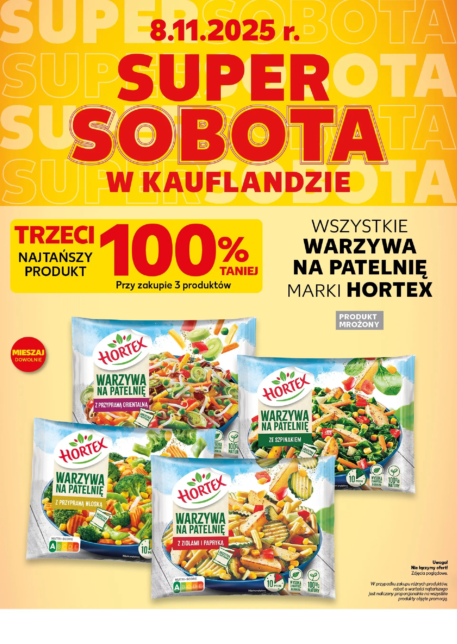 Kaufland gazetka - Super Sobota od 08.11.2025 - od jutra PDF | Strona: 4 | Produkty: Warzywa na patelnie, Papryka, Patelnie, Warzywa