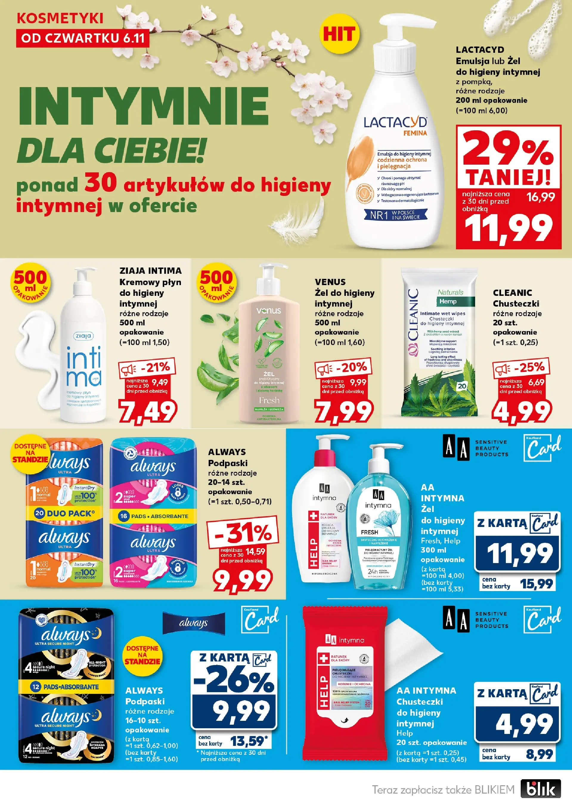 Kaufland gazetka - Super Sobota od 08.11.2025 - od jutra PDF | Strona: 26 | Produkty: Karta, Kosmetyki, Podpaski
