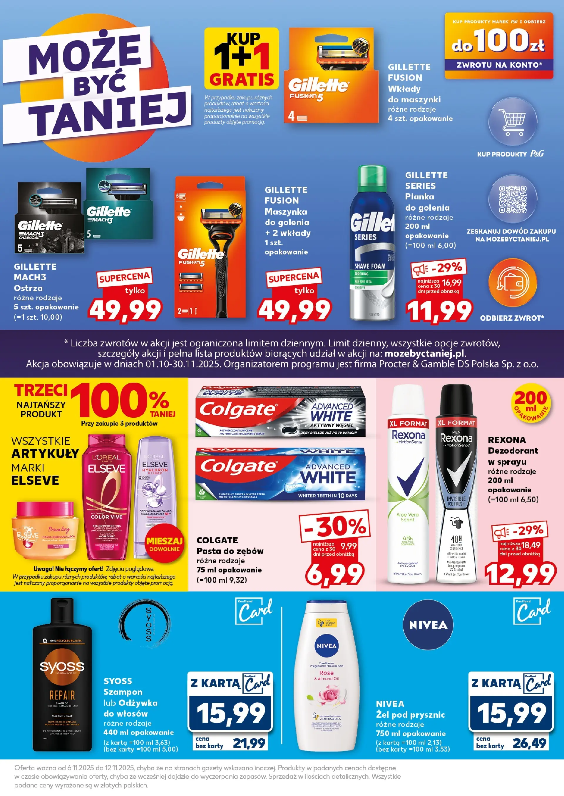 Kaufland gazetka - Super Sobota od 08.11.2025 - od jutra PDF | Strona: 27 | Produkty: Gillette, Wakame, Prysznic, Żel pod prysznic