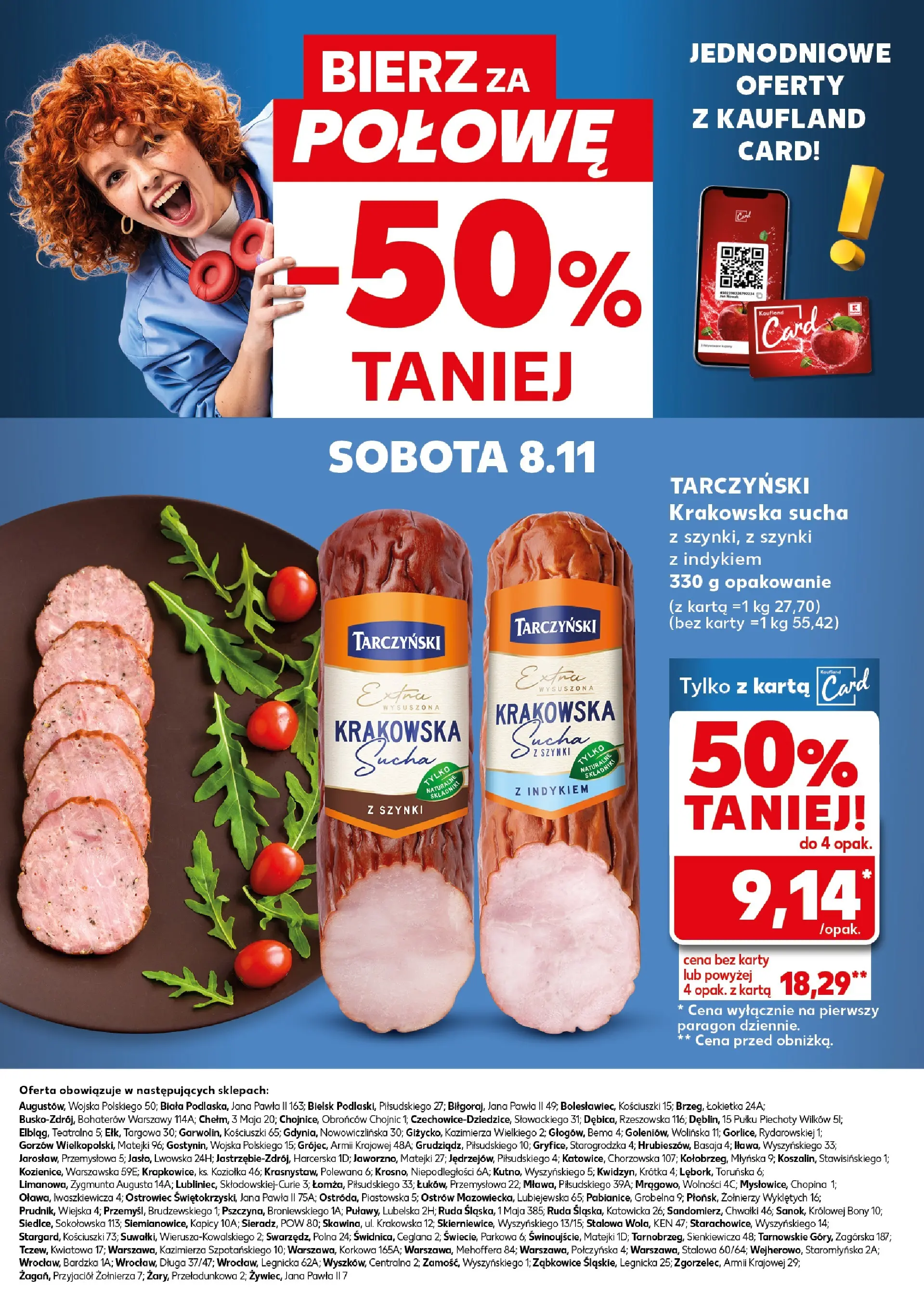 Kaufland gazetka - Super Sobota od 08.11.2025 - od jutra PDF | Strona: 28 | Produkty: Karta